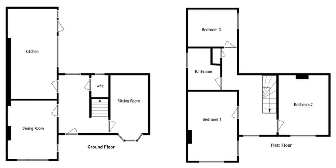 3 bed house to rent in The Old School Place, Sherborne - Property floorplan