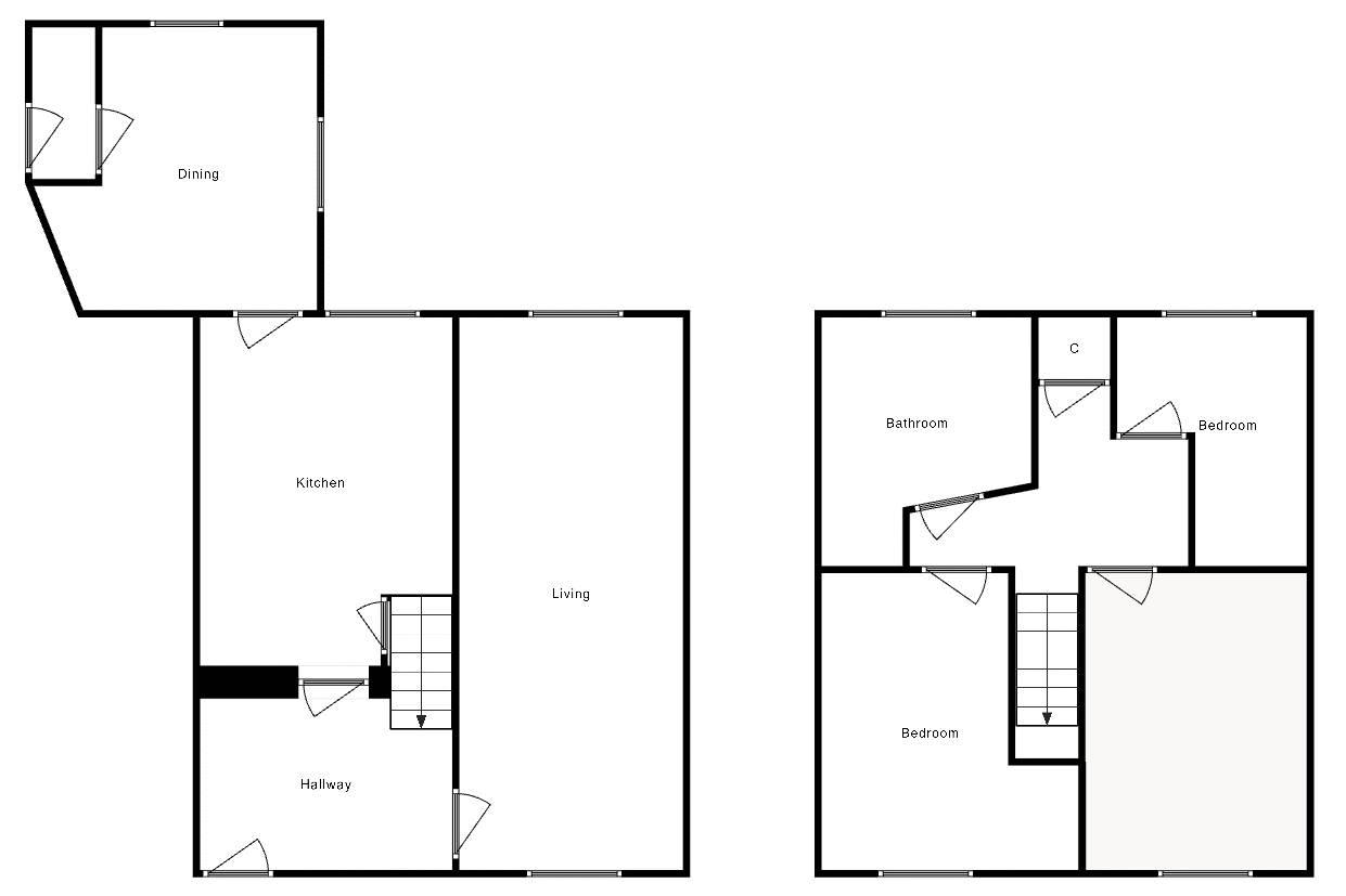 3 bed cottage to rent in St. James Street, South Petherton - Property floorplan