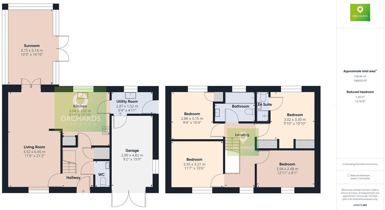 4 bed house for sale in Langlands, Stoke-Sub-Hamdon - Property floorplan