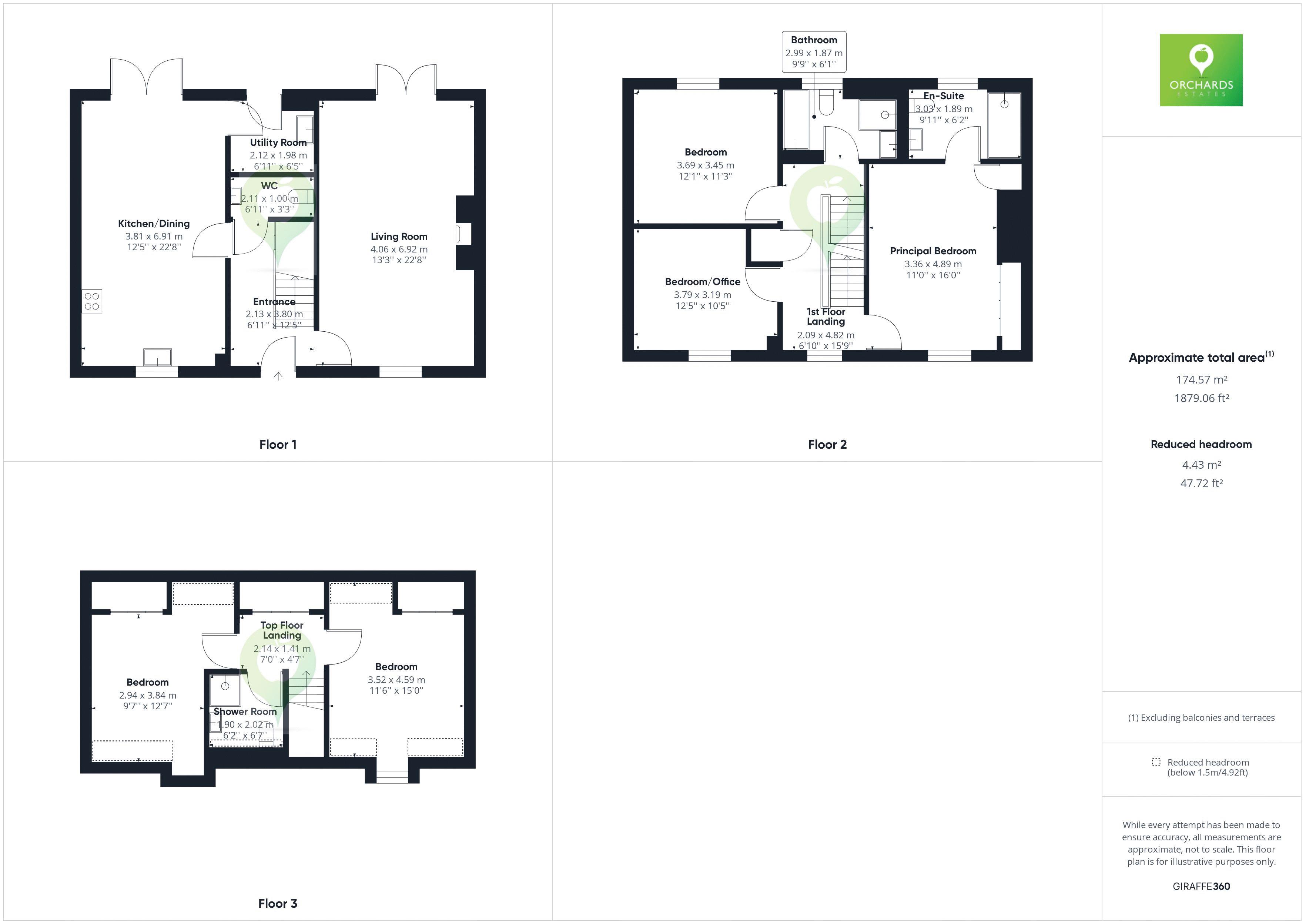 5 bed house for sale in Southfield Drive, Yeovil - Property floorplan
