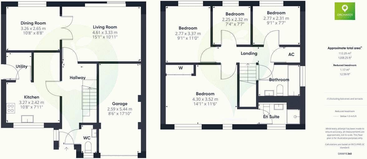 4 bed house for sale in Watercombe Heights, Yeovil - Property floorplan