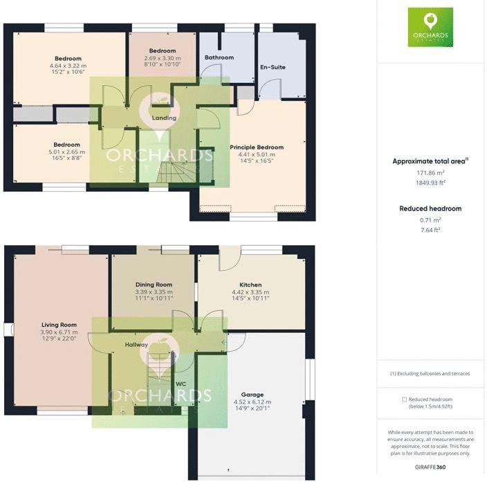 4 bed house for sale in Redgate Park, Crewkerne - Property floorplan