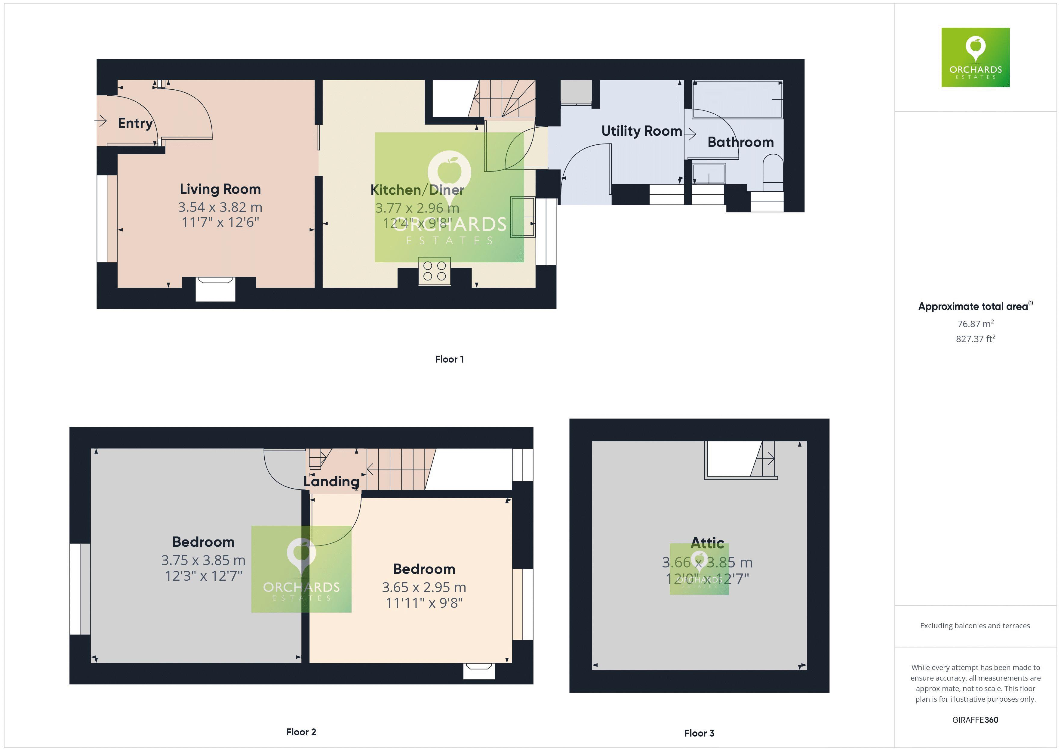 2 bed cottage for sale in High Street, Stoke-Sub-Hamdon - Property floorplan