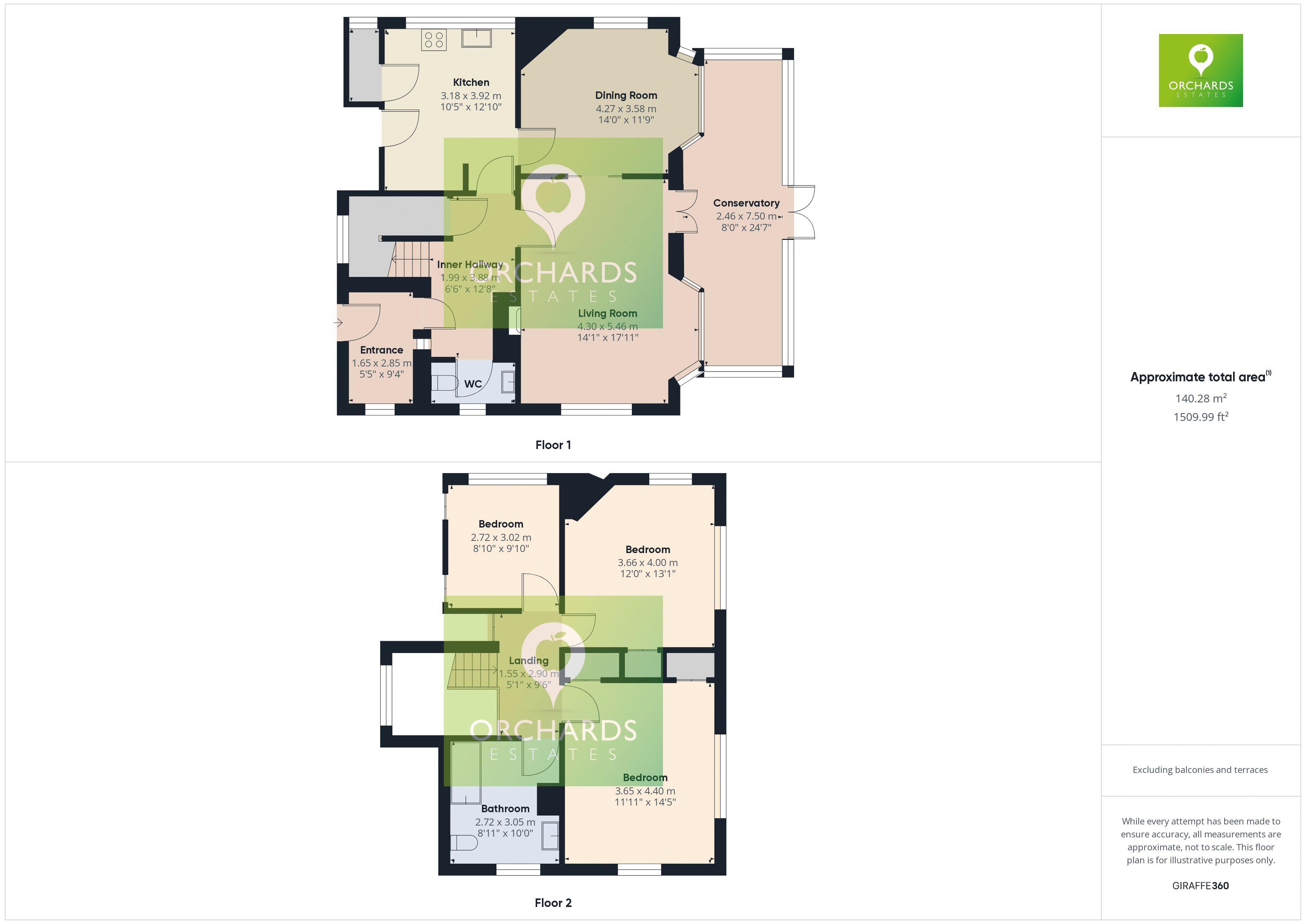 3 bed house for sale in Boozer Pit, Merriott - Property floorplan