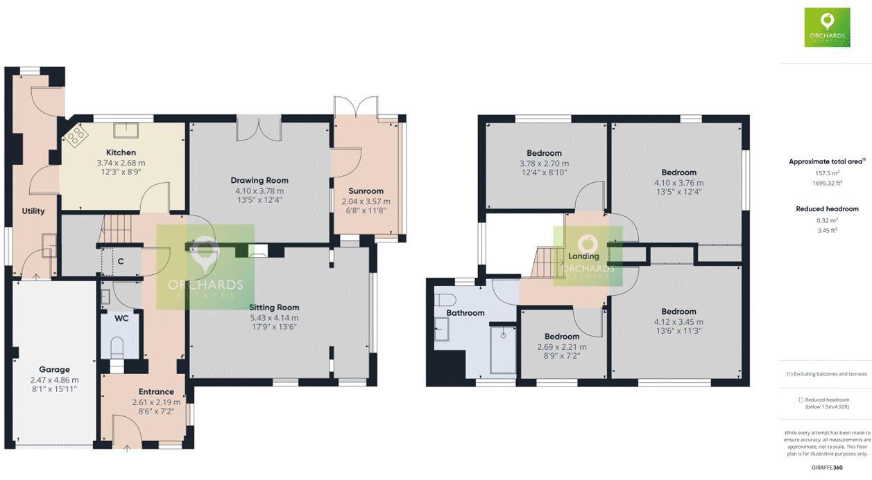 4 bed house for sale in Summer Shard, South Petherton - Property floorplan