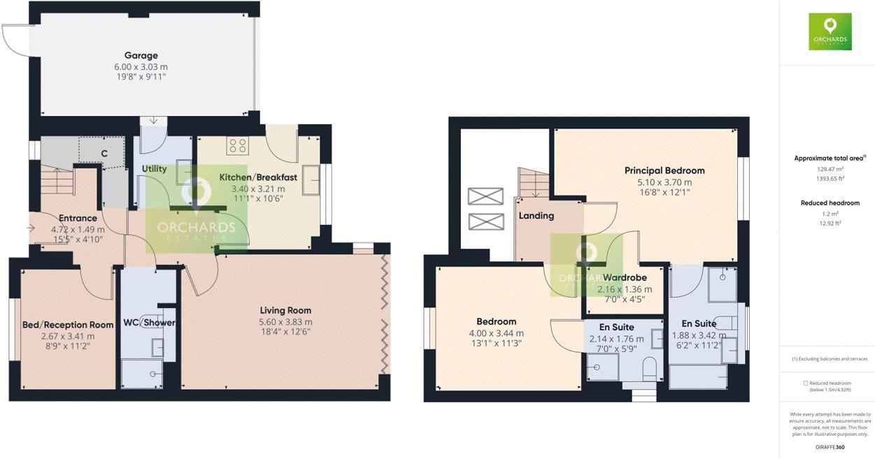 3 bed house for sale in Great Field Lane, Stoke-Sub-Hamdon - Property floorplan