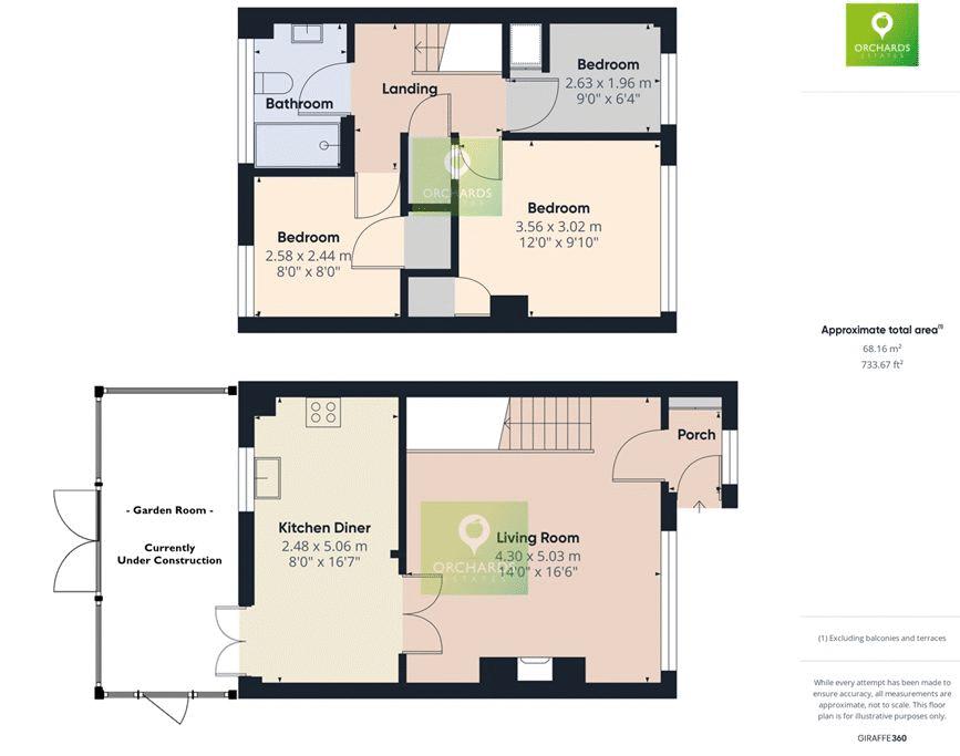 3 bed house for sale in Park View, Crewkerne - Property floorplan