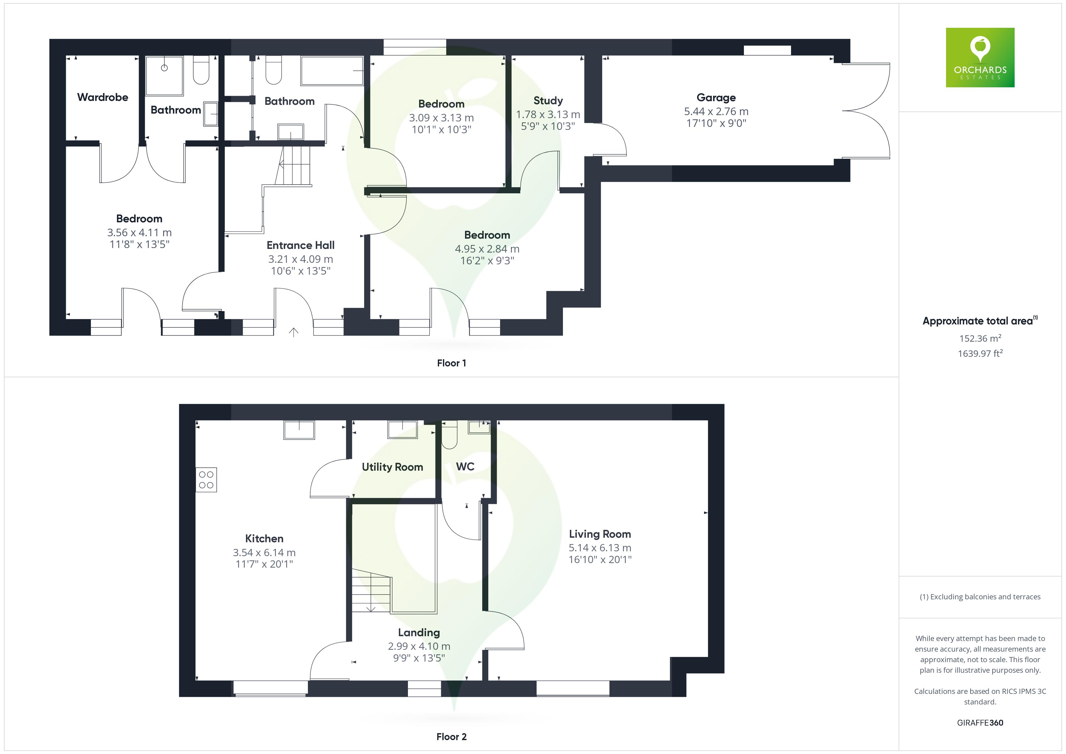 3 bed to rent in The Bartons, South Petherton - Property floorplan