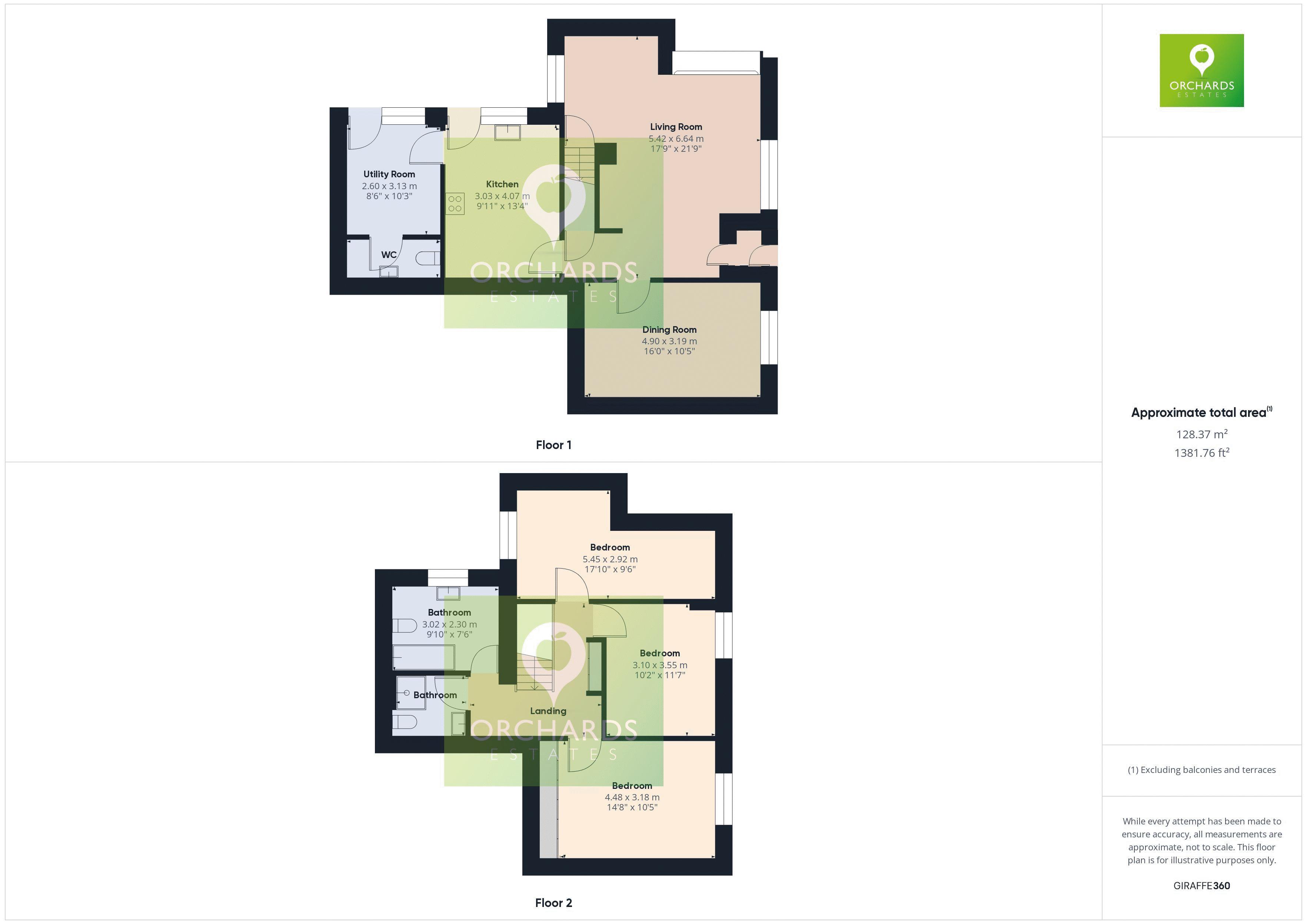 3 bed house for sale in Higher Street, Merriott - Property floorplan