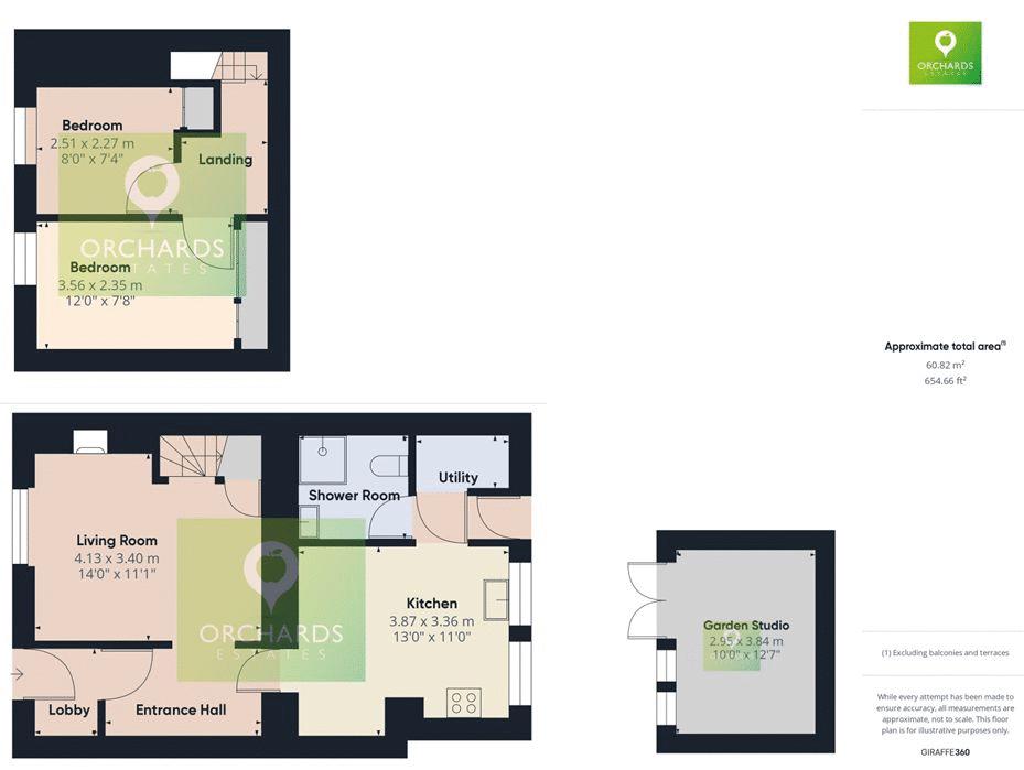 2 bed cottage for sale in North Street, Martock - Property floorplan