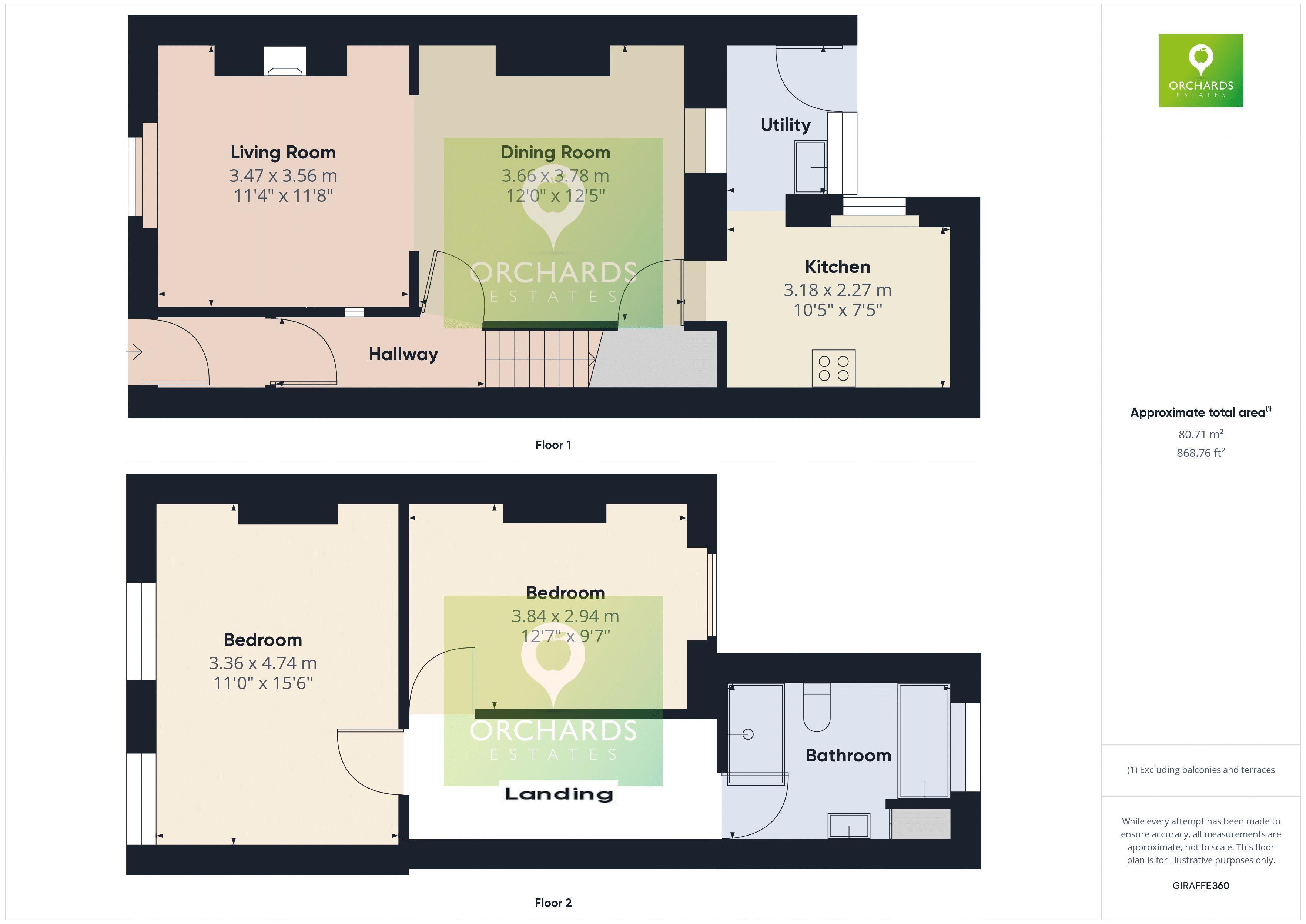 2 bed cottage for sale in Castle Street, Stoke-Sub-Hamdon - Property floorplan