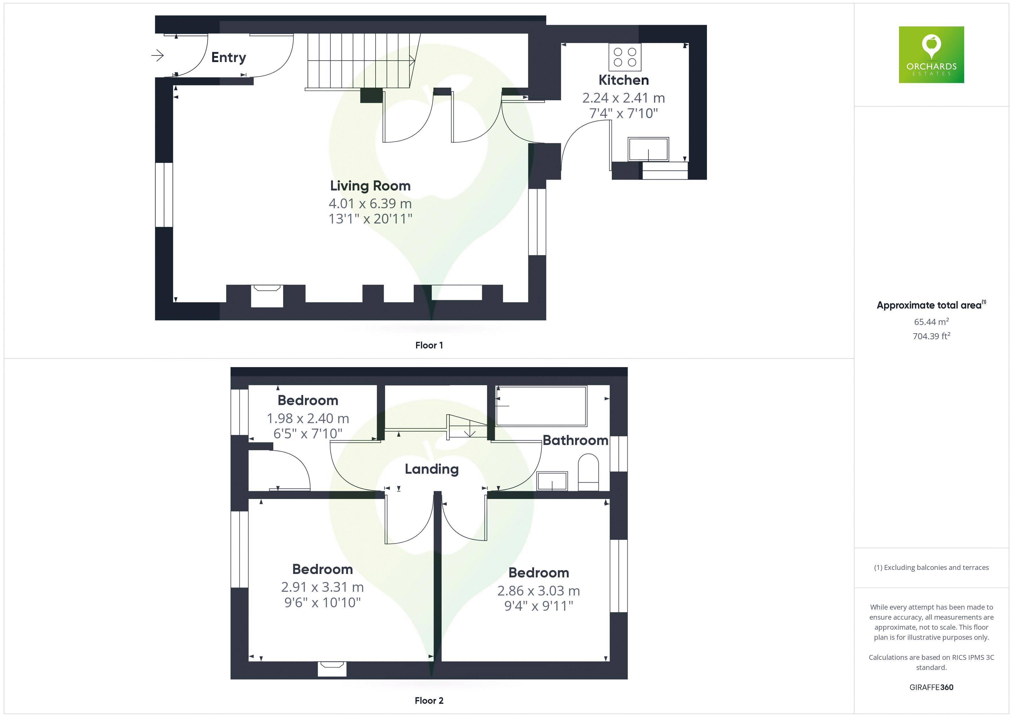 3 bed house to rent in Castle Street, Stoke-Sub-Hamdon - Property floorplan