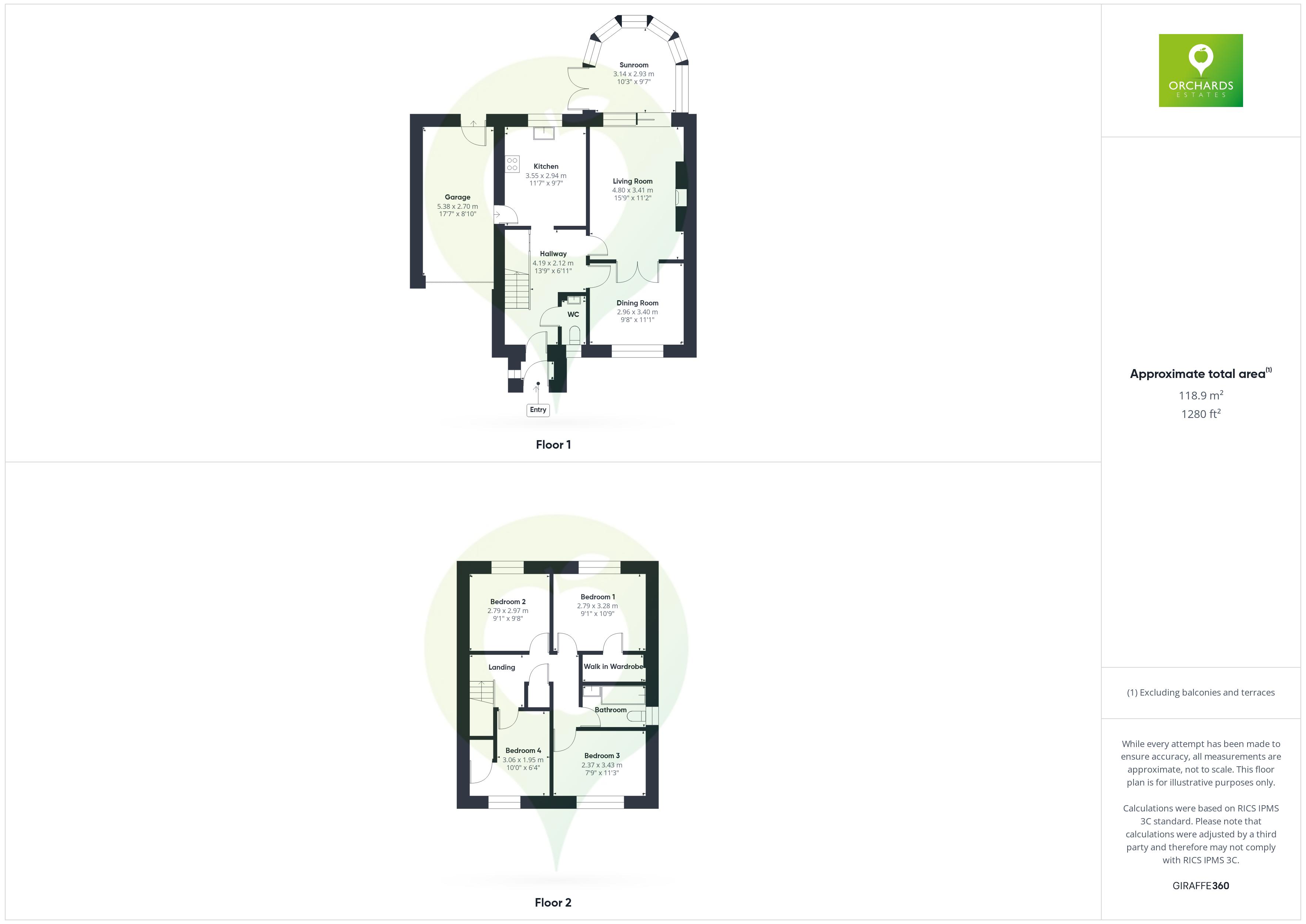4 bed house for sale in Lampreys Lane, South Petherton - Property floorplan