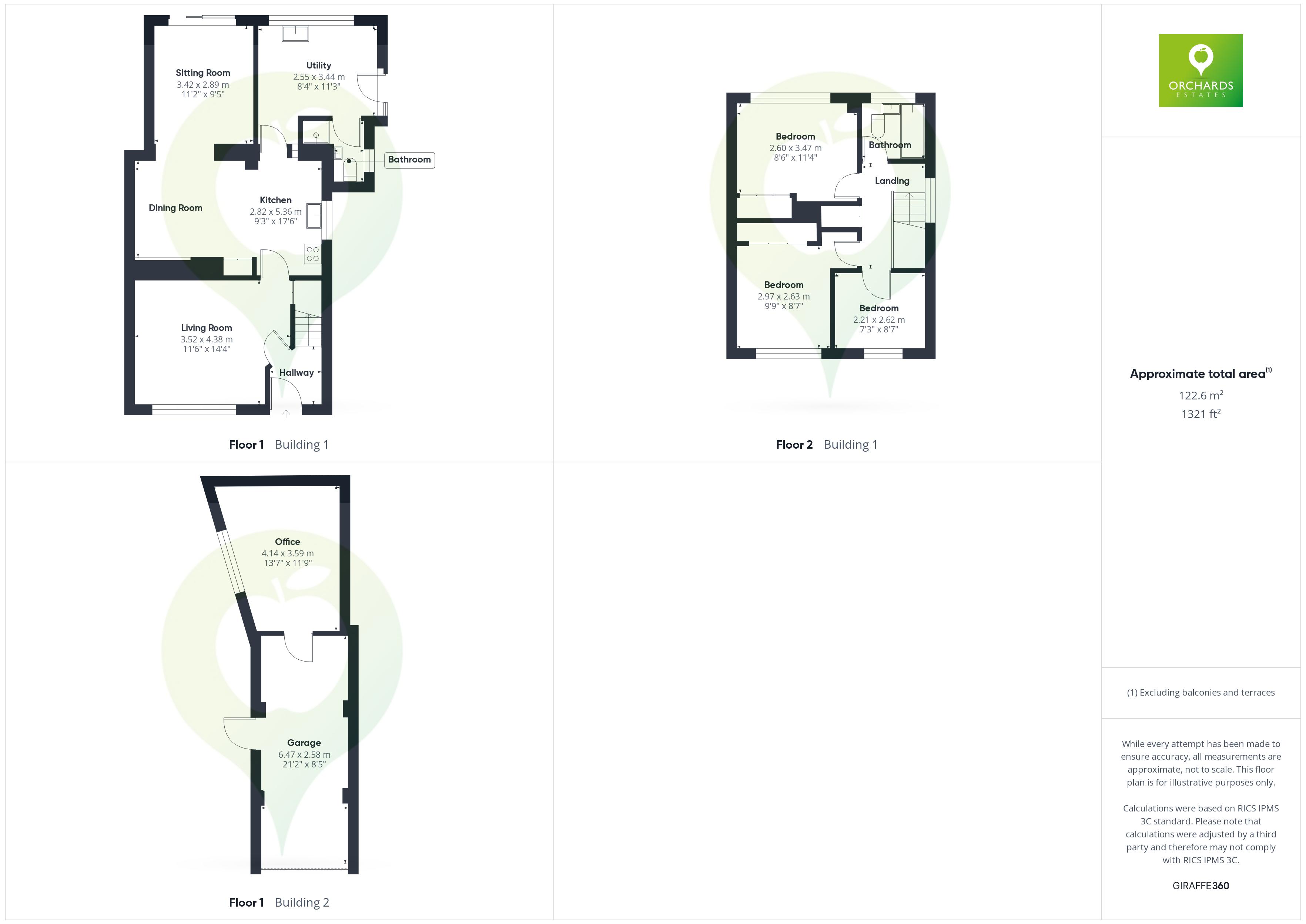 3 bed house for sale in Beech Road, Martock - Property floorplan