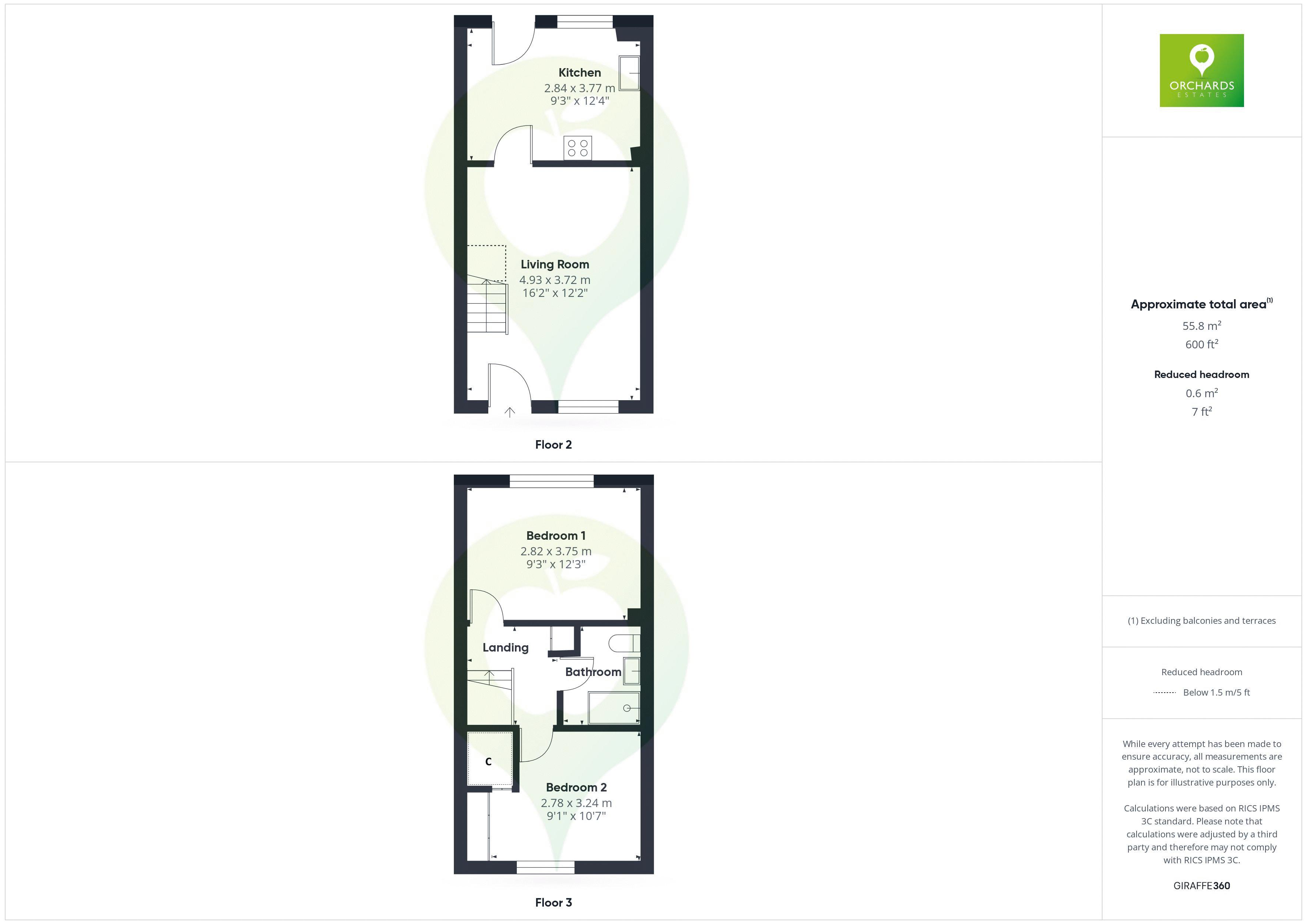 2 bed house for sale in Summerhouse View, Yeovil - Property floorplan