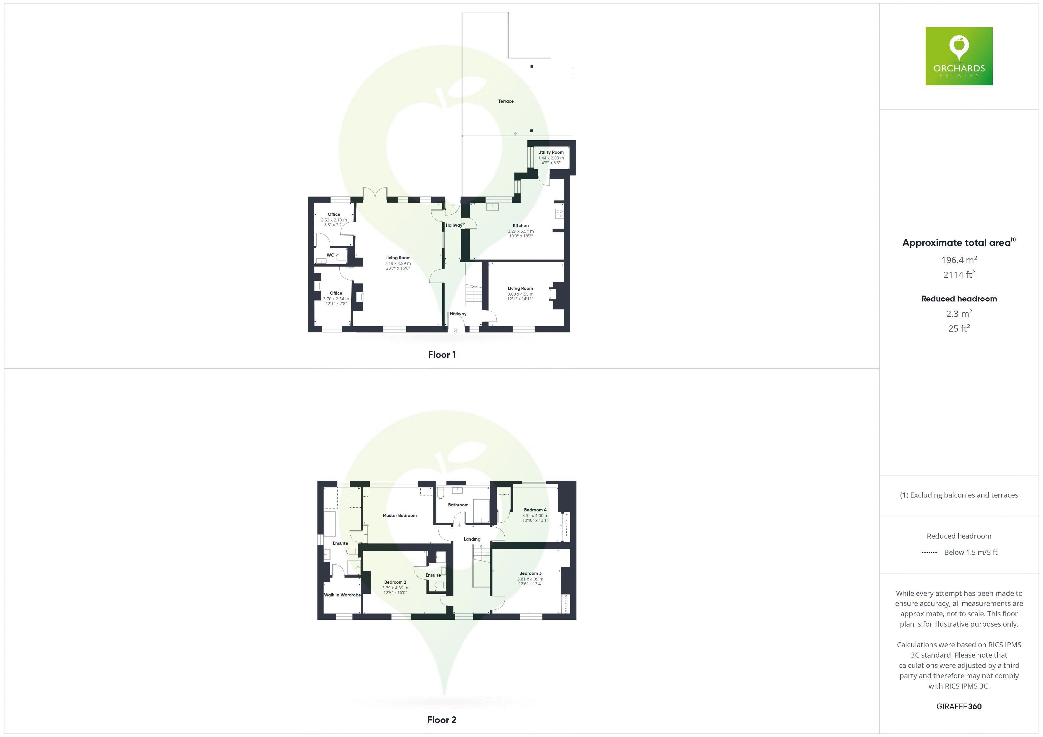 4 bed house for sale in Fore Street, Westonzoyland - Property floorplan