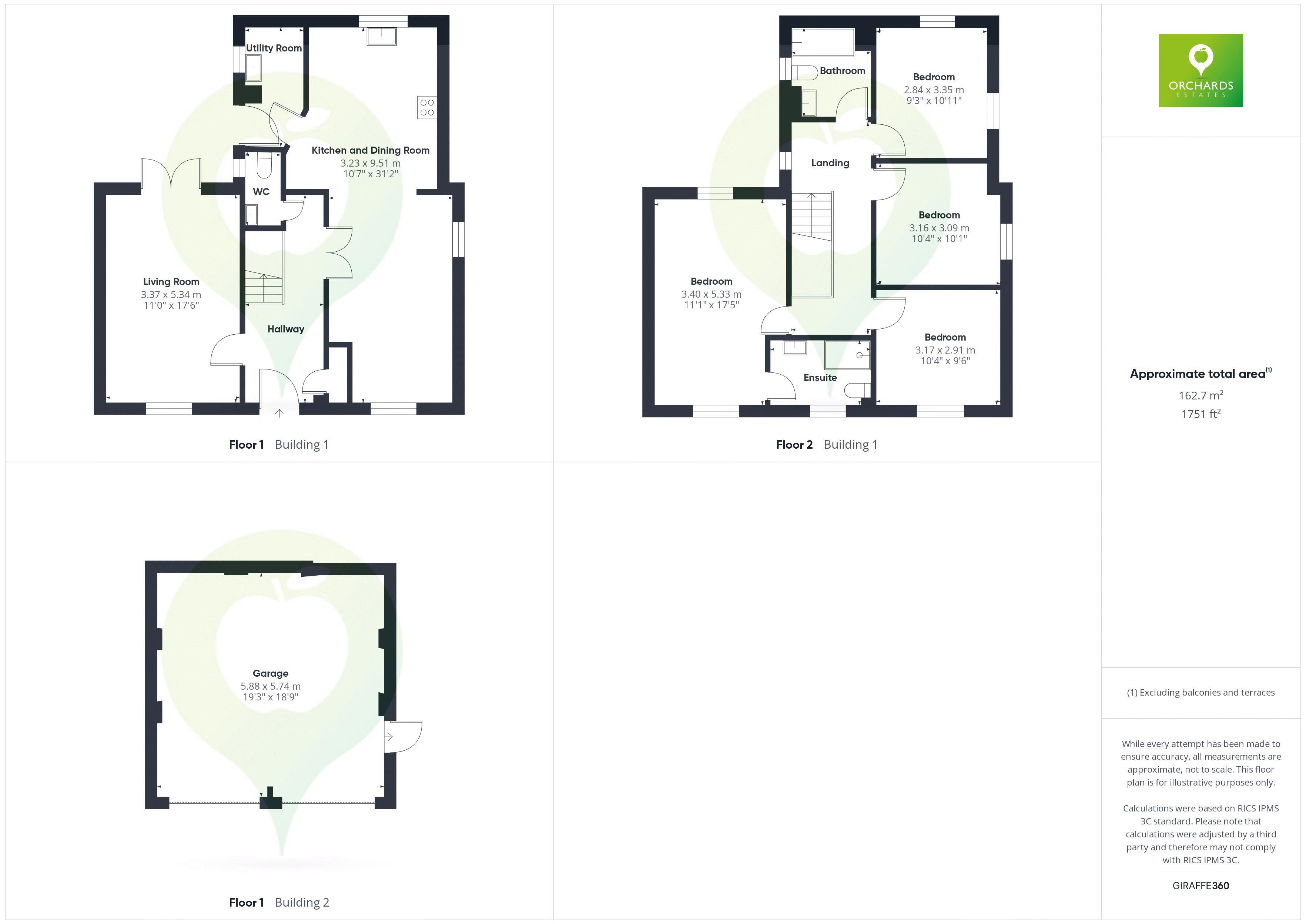 4 bed house to rent in Falcon Road, Yeovil - Property floorplan