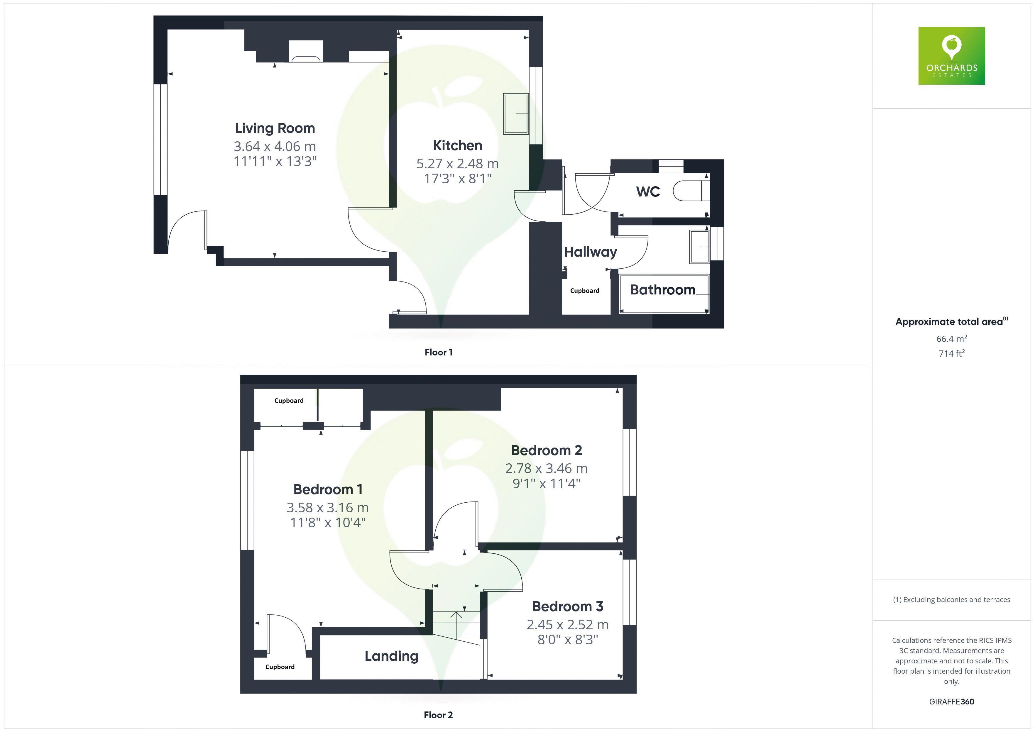 3 bed house for sale in Hyde Road, Montacute - Property floorplan
