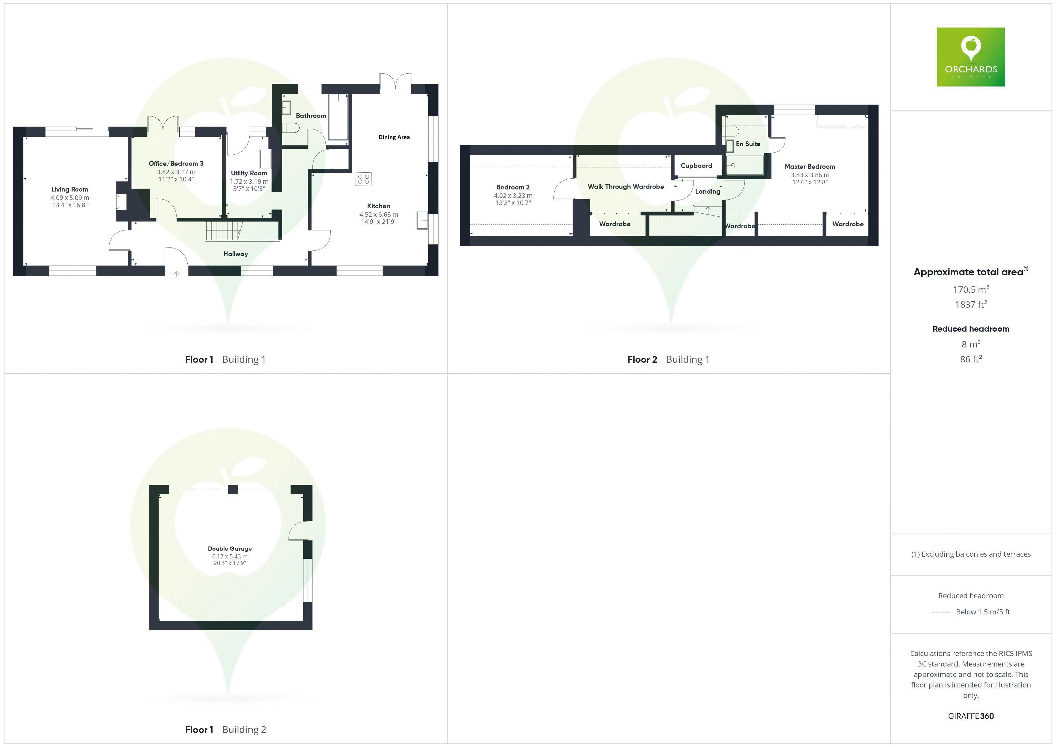3 bed bungalow for sale in Hawthorn Hill, East Lambrook - Property floorplan