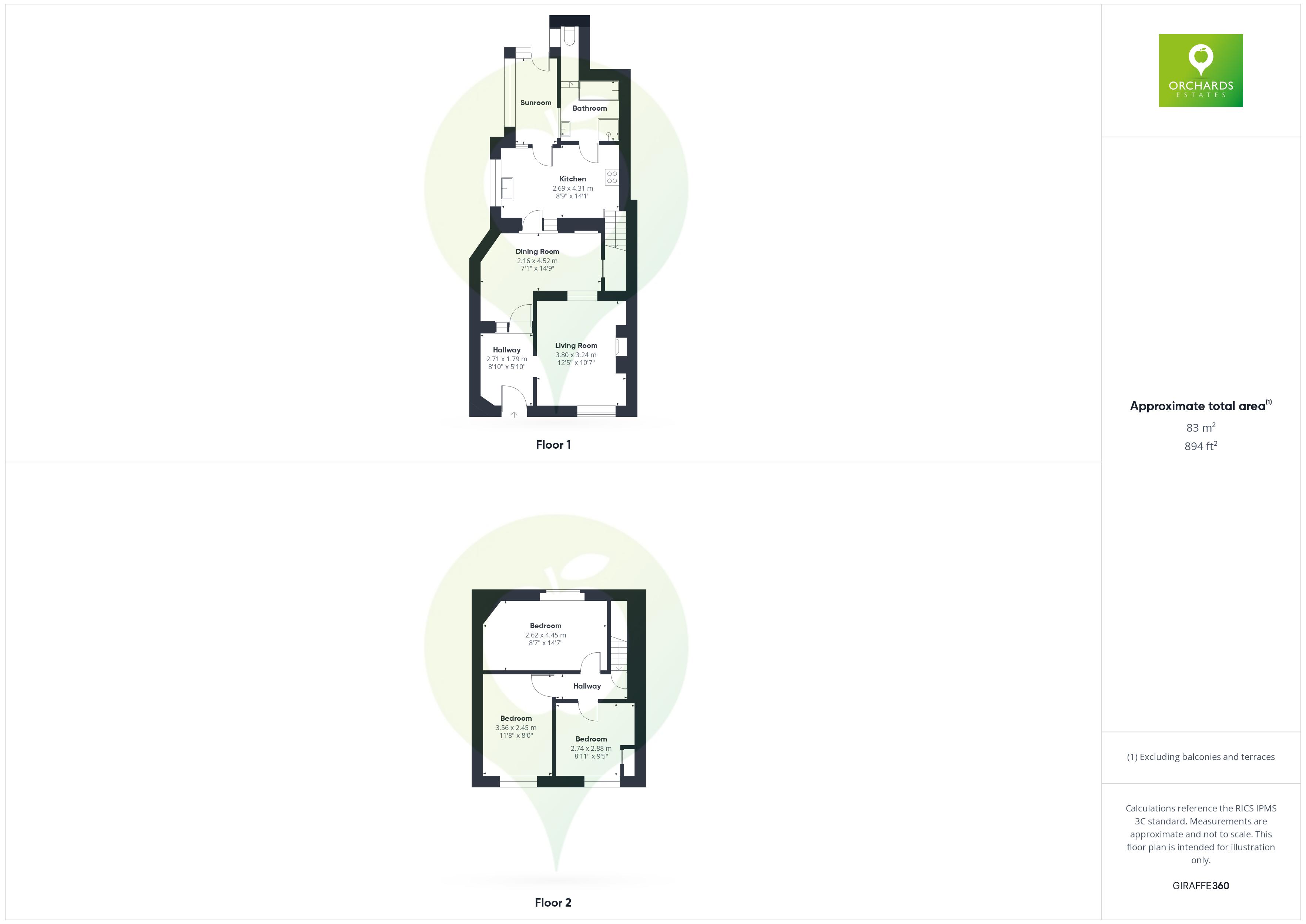 3 bed house for sale in North Street, Shepton Beauchamp - Property floorplan