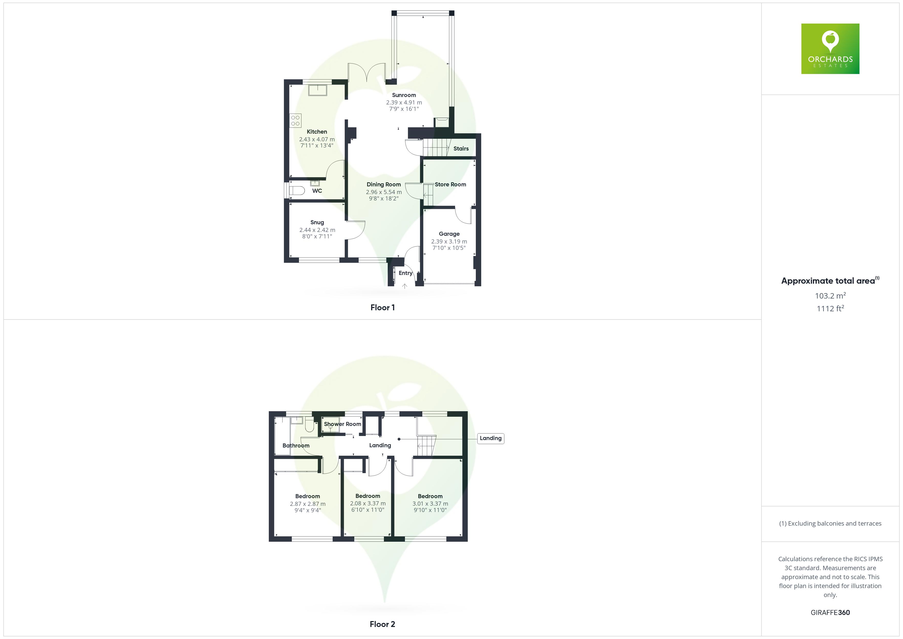 3 bed house for sale in Sycamore Drive, Crewkerne - Property floorplan