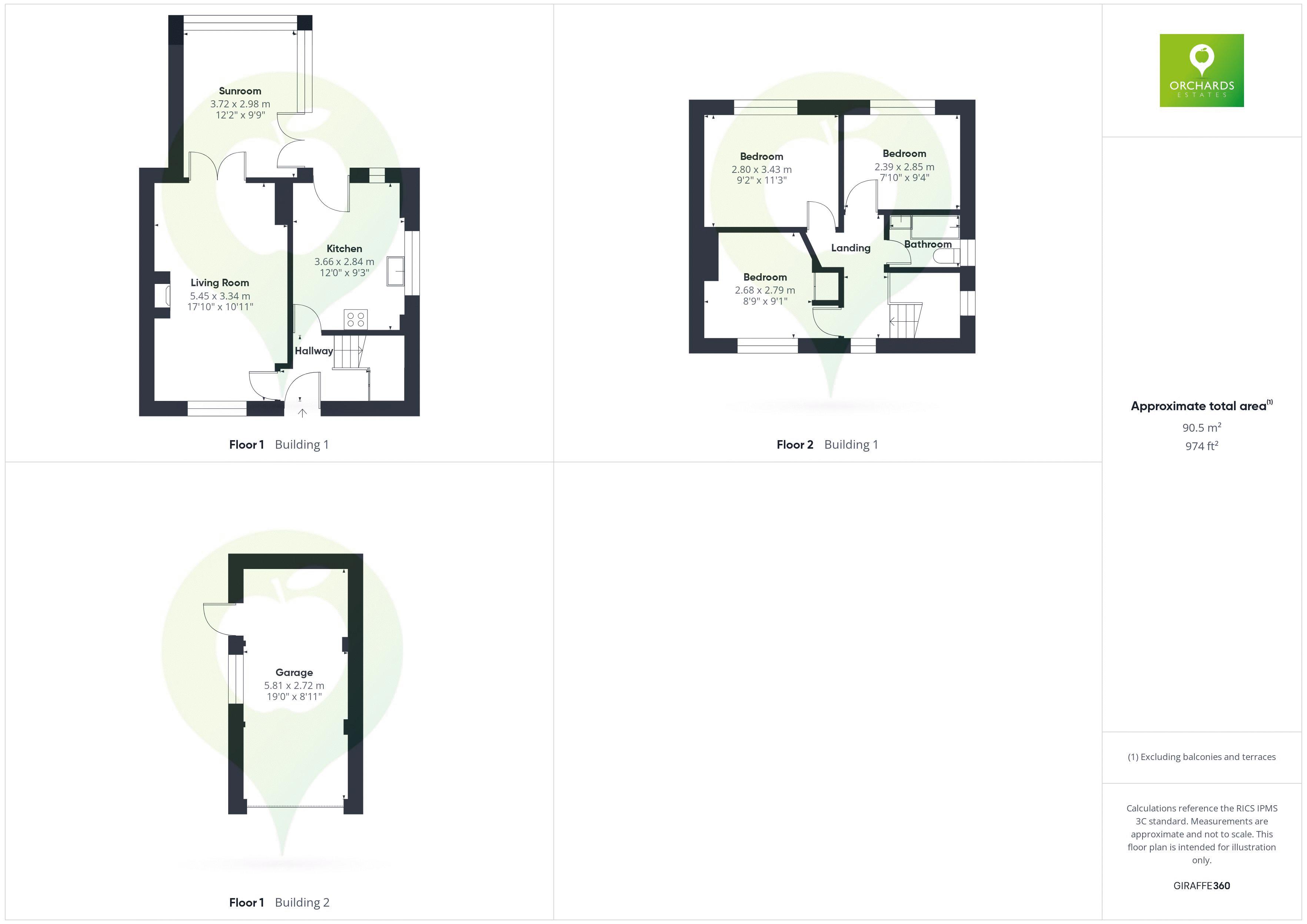 3 bed house for sale in St. Andrews Road, Yeovil - Property floorplan