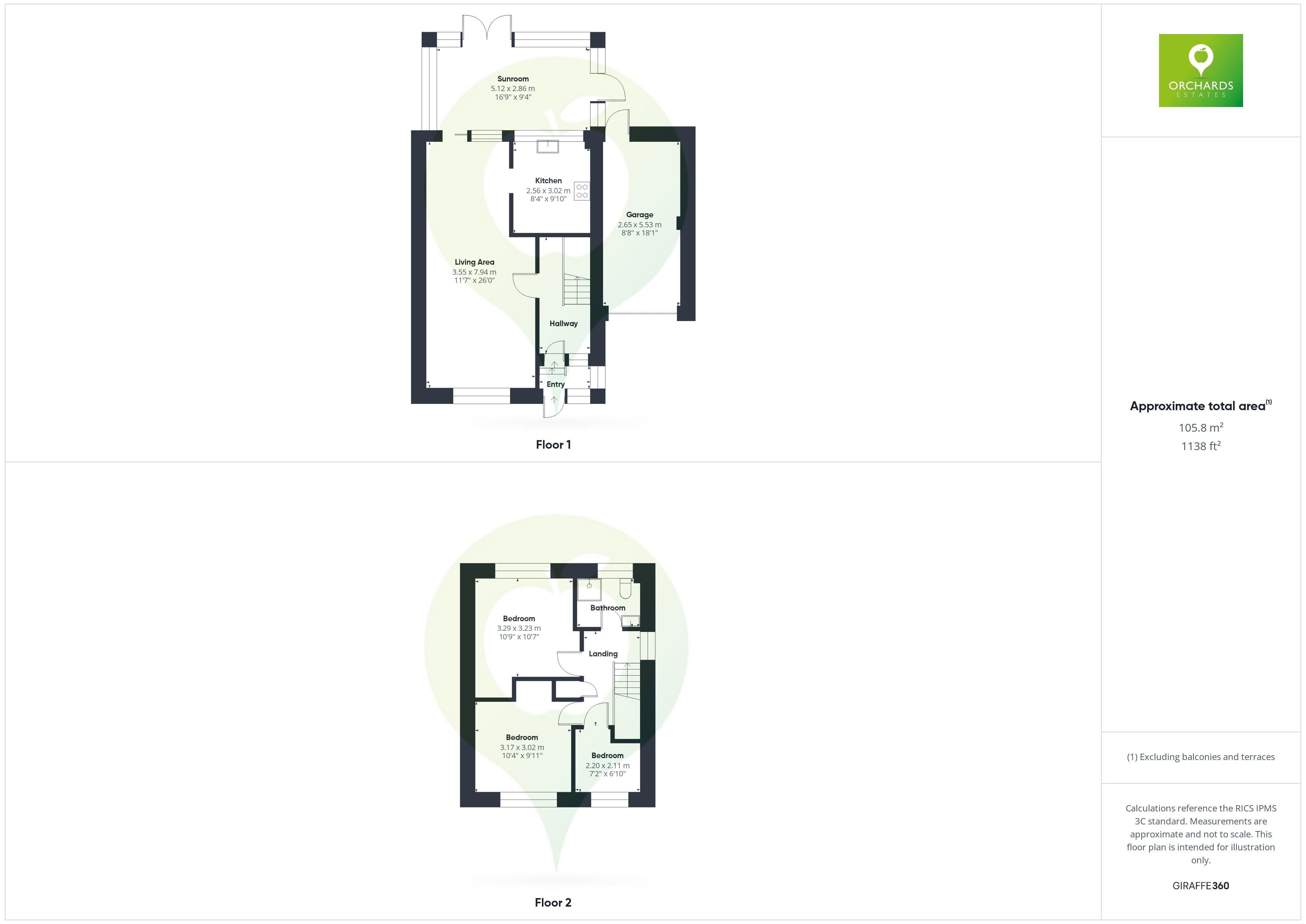 3 bed house for sale in Summer Shard, South Petherton - Property floorplan