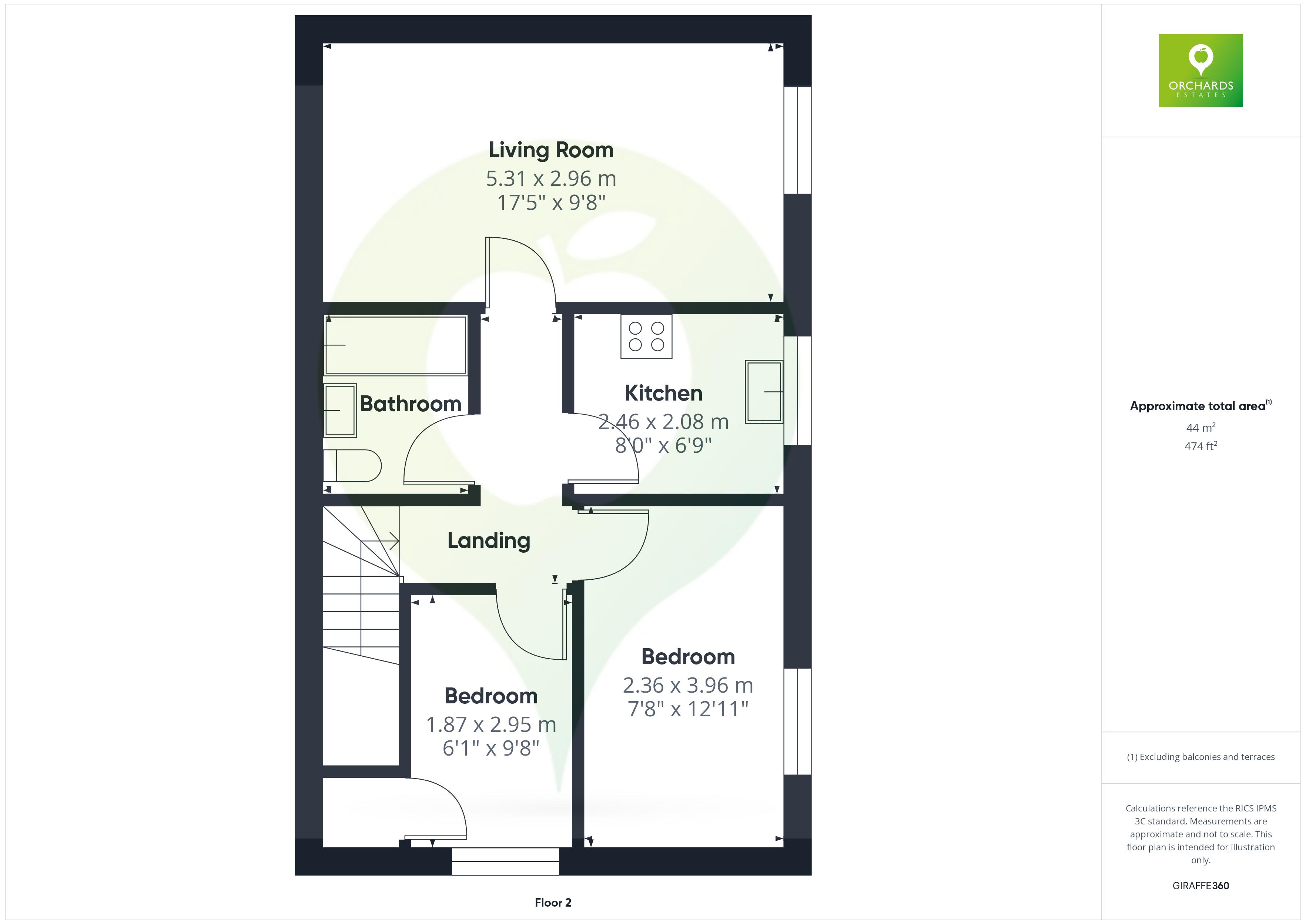 2 bed for sale in East Street, West Coker - Property floorplan