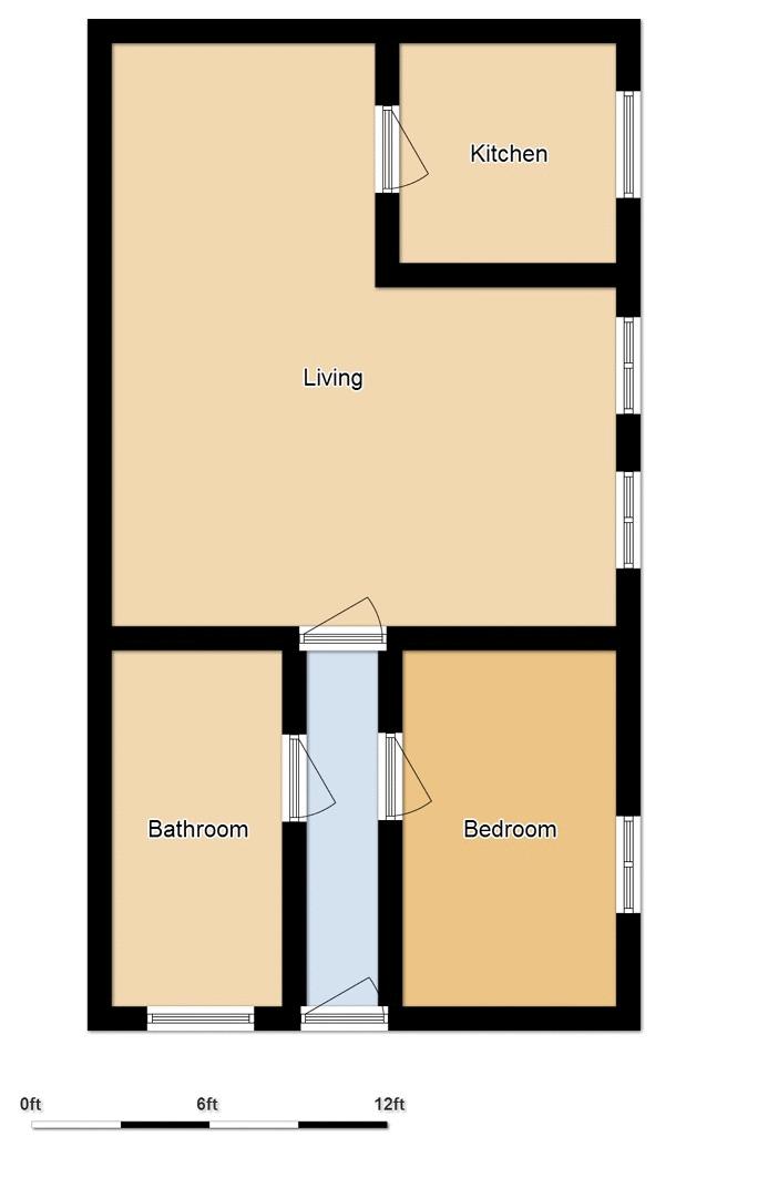 1 bed to rent in East Street, Martock - Property floorplan
