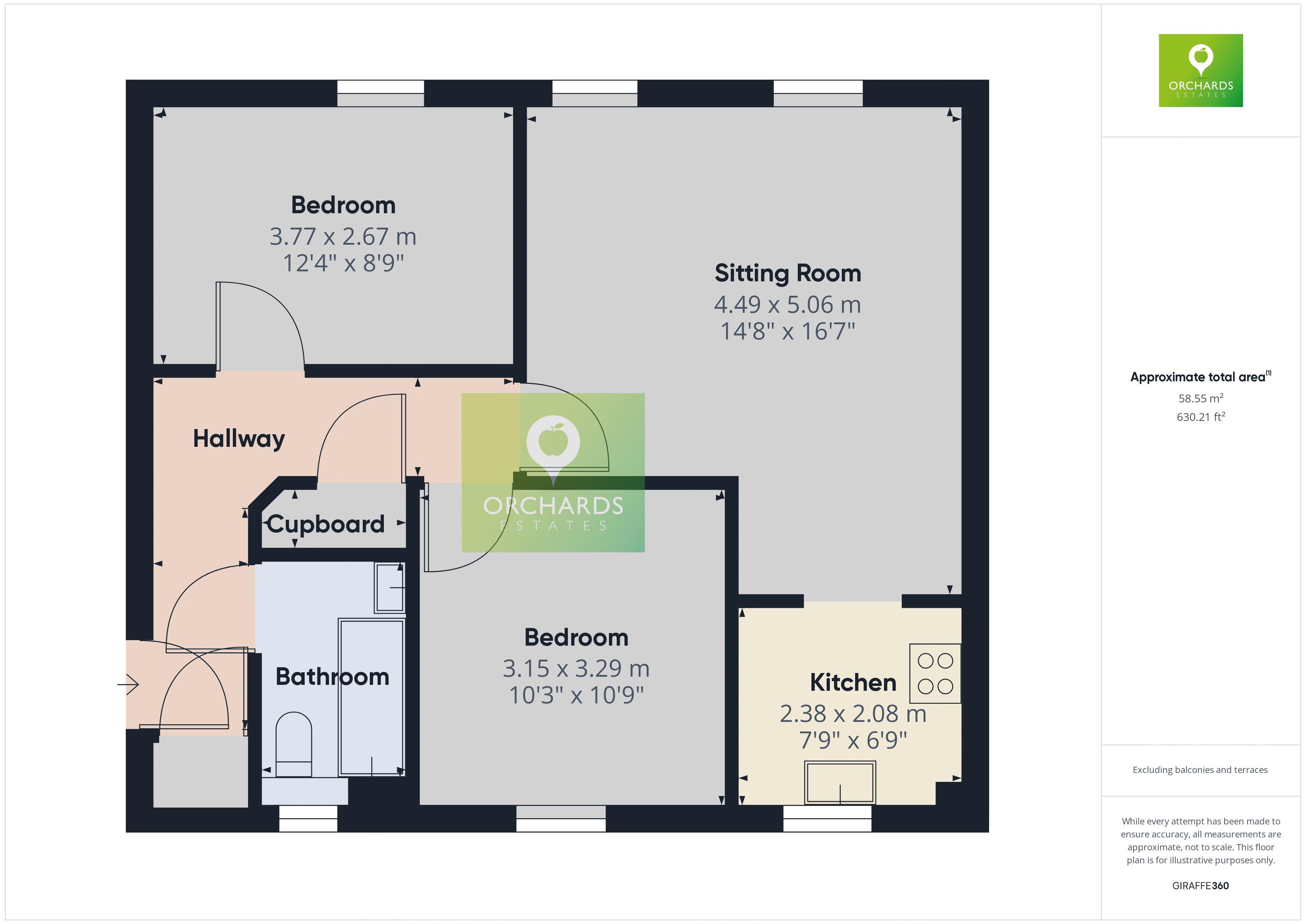 2 bed for sale in Vincent Way, Martock - Property floorplan