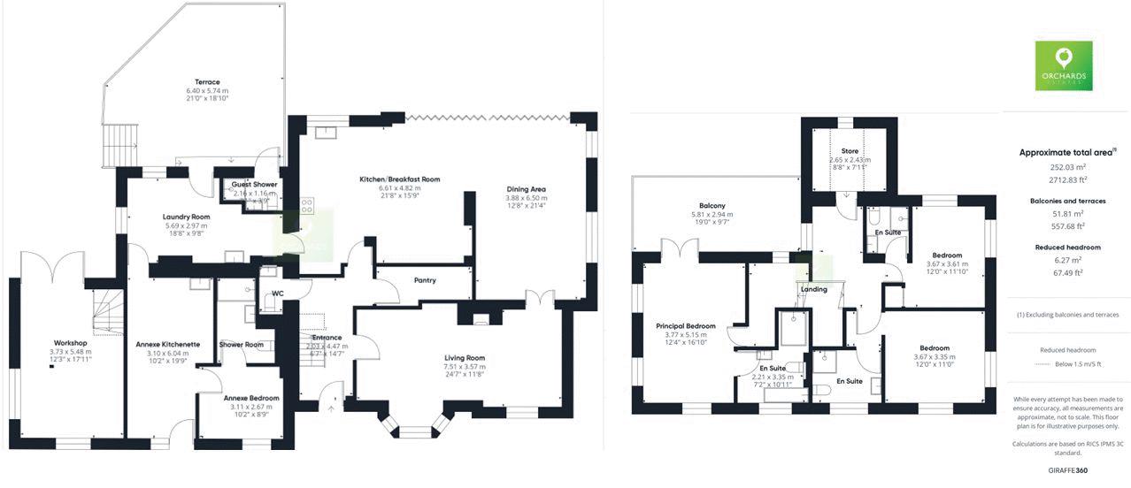 4 bed cottage for sale, South Petherton - Property floorplan