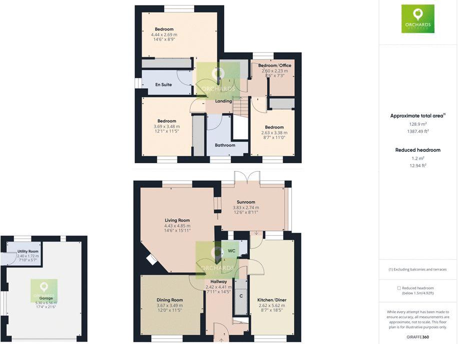 4 bed house for sale, South Petherton - Property floorplan