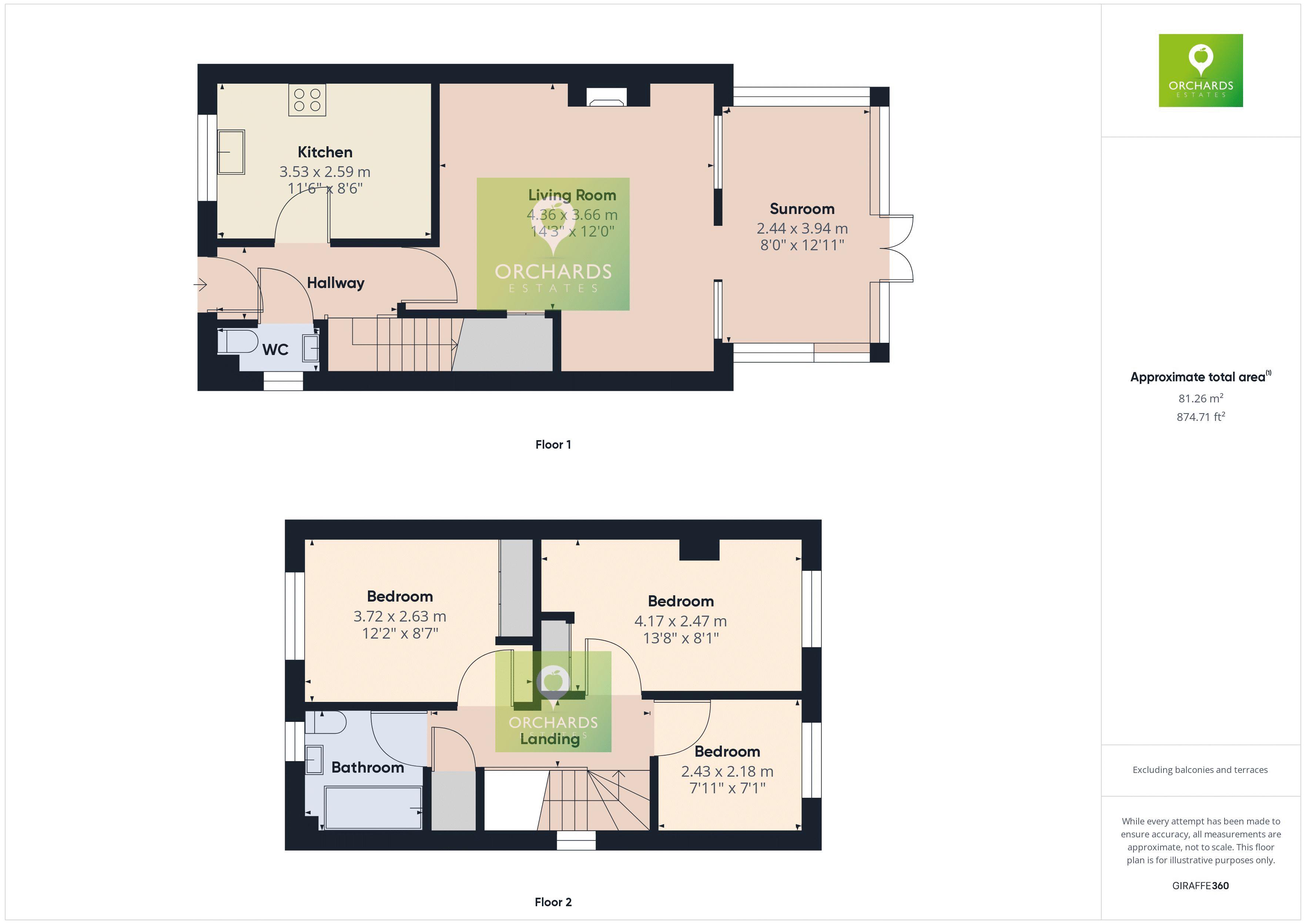 3 bed house for sale in Barn Orchard, Norton Sub Hamdon - Property floorplan