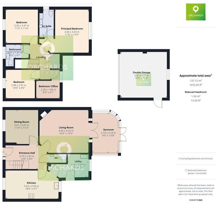 4 bed house for sale, South Petherton - Property floorplan