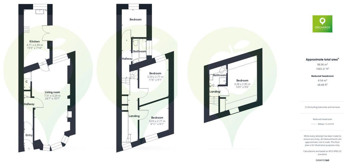 4 bed cottage for sale, Lower Odcombe - Property floorplan