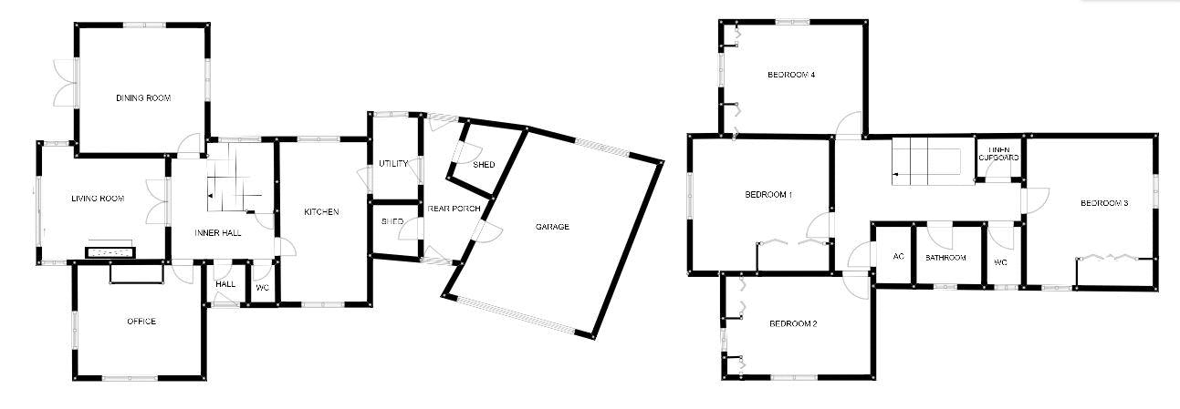 4 bed house to rent in Cat Street, Stoke-Sub-Hamdon - Property floorplan
