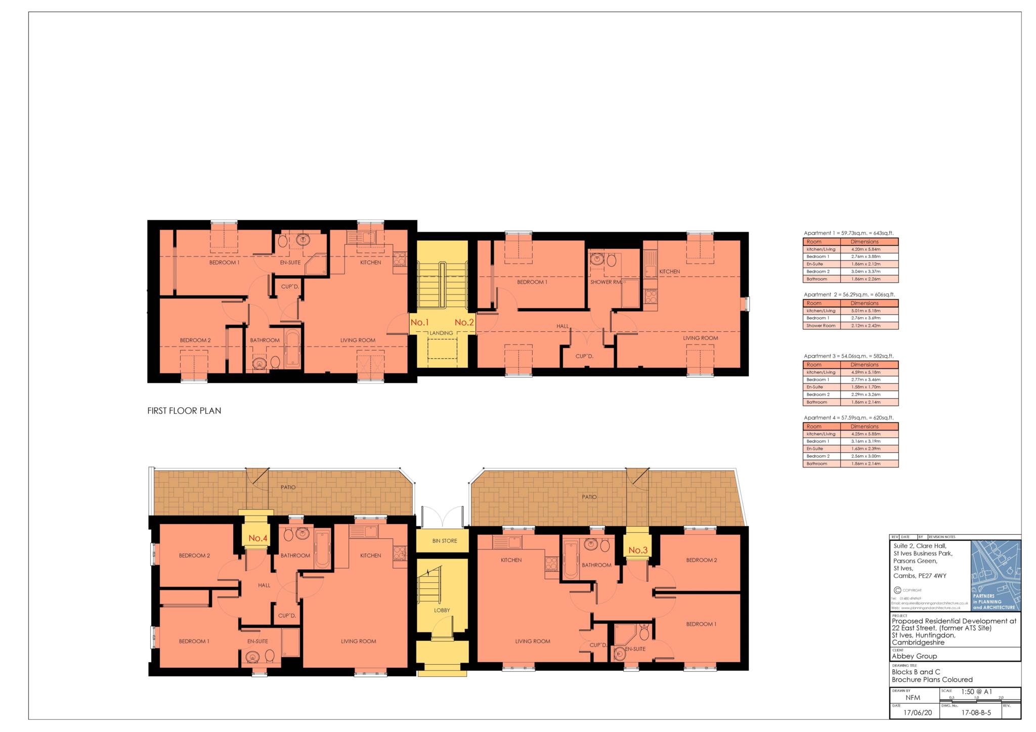 2 bed flat to rent in Hopbine Yard, East Street, St Ives - Property Floorplan