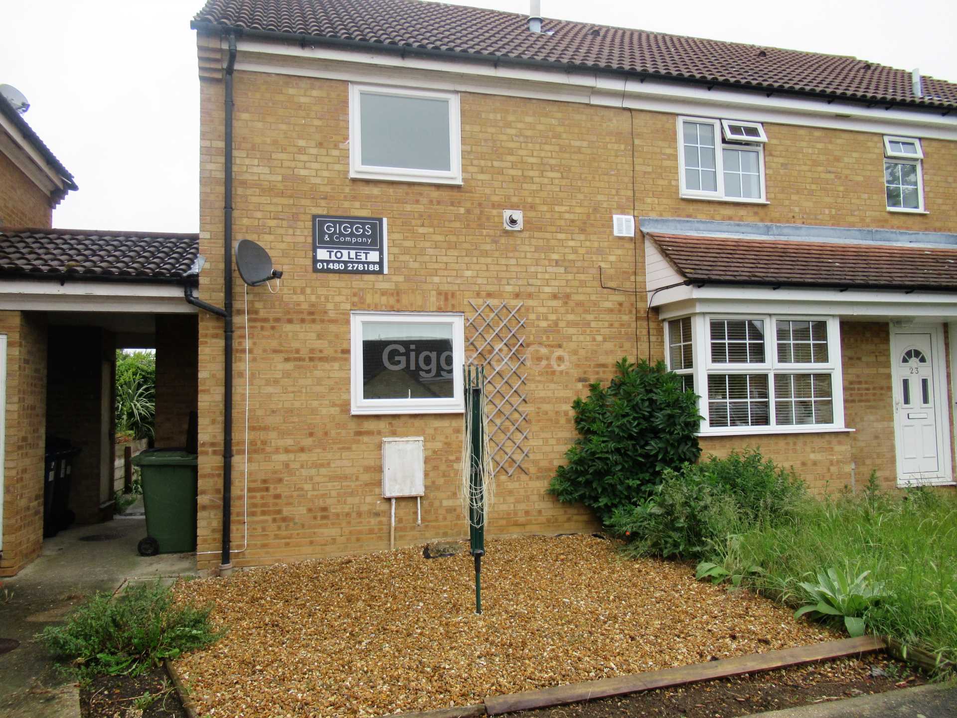 2 bed cluster house to rent in Chawston Close, Eaton Socon 0