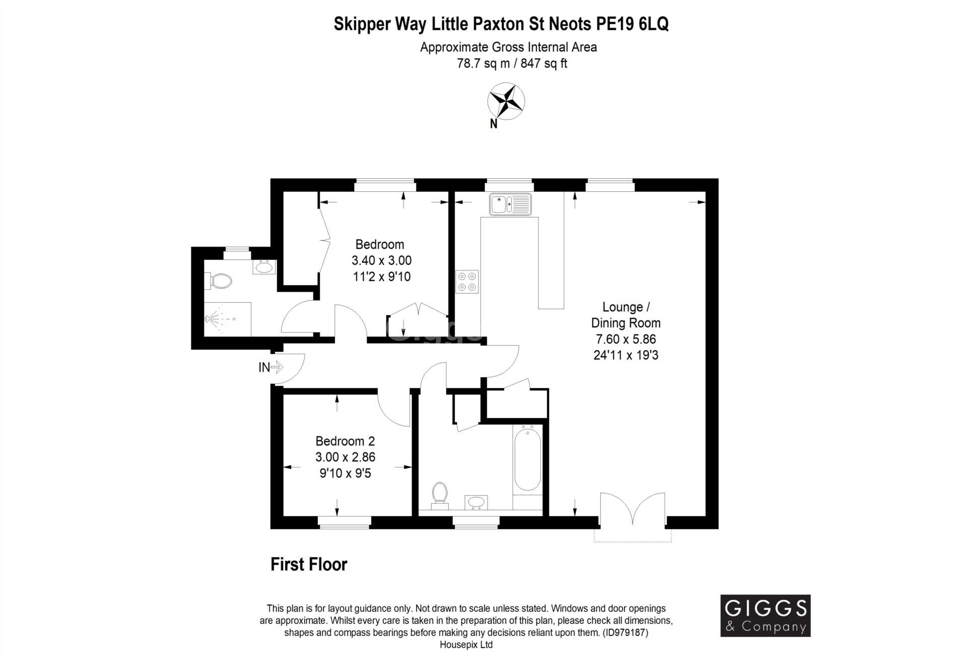 2 bed flat to rent in Skipper Way, St Neots  - Property Image 11