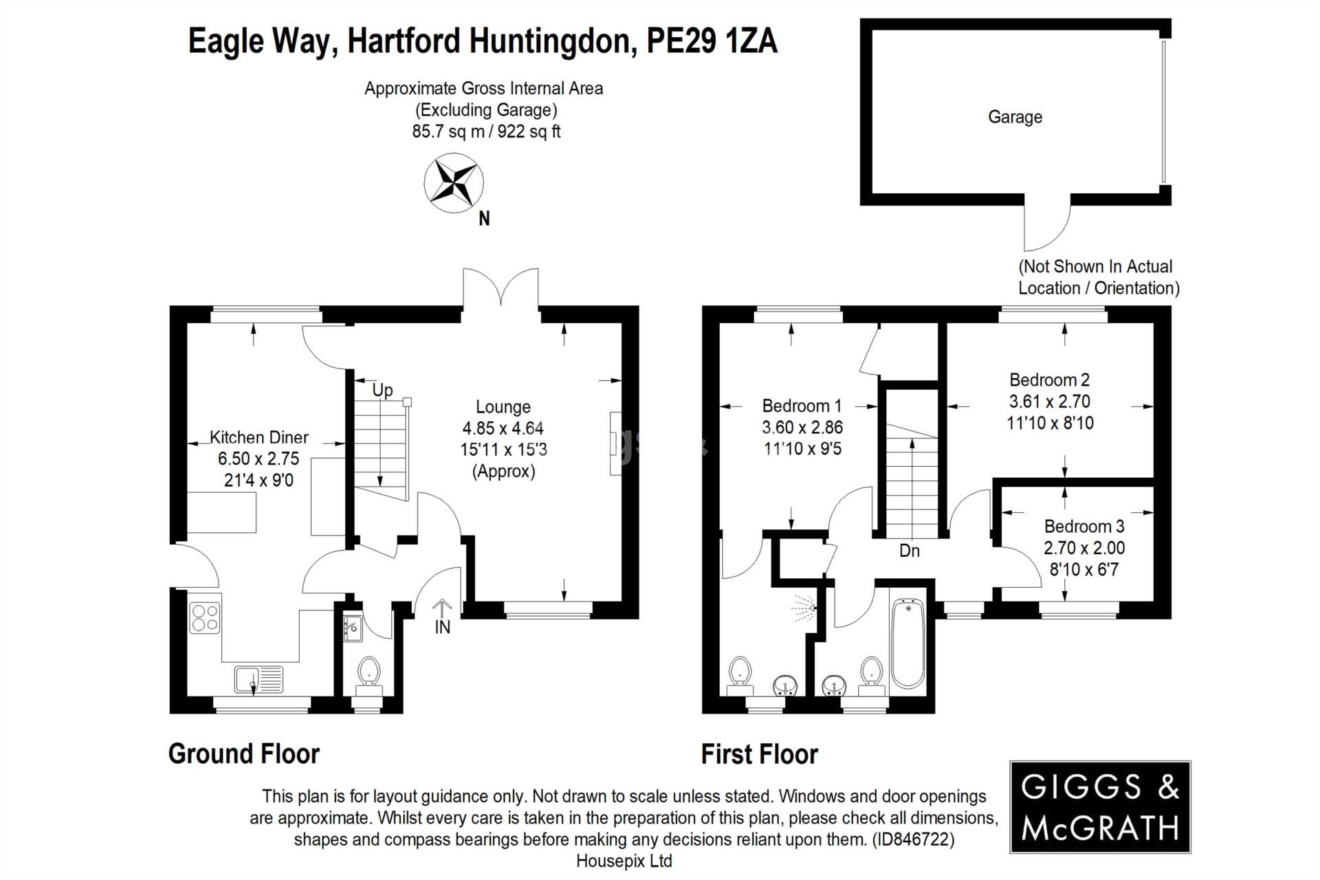 3 bed detached house to rent in Eagle Way, Huntingdon 14