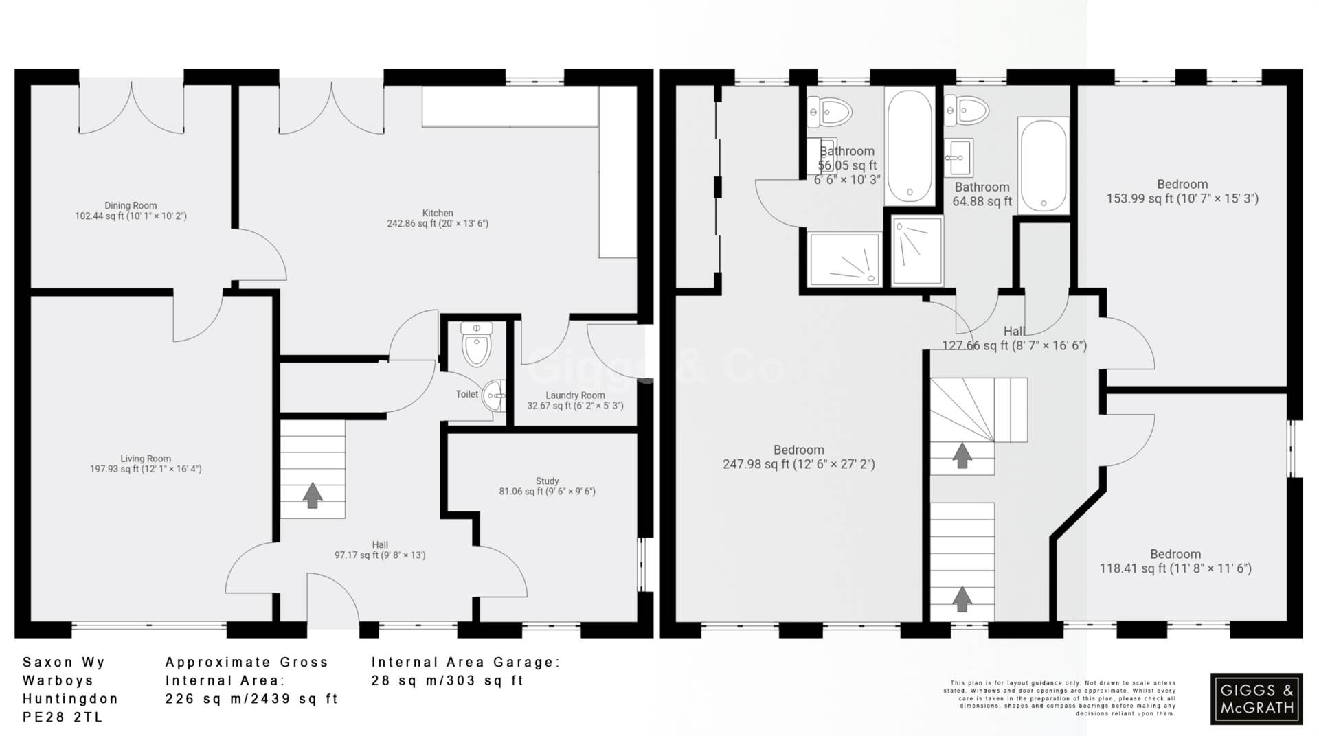 5 bed detached house to rent in Saxon Way, Huntingdon 33