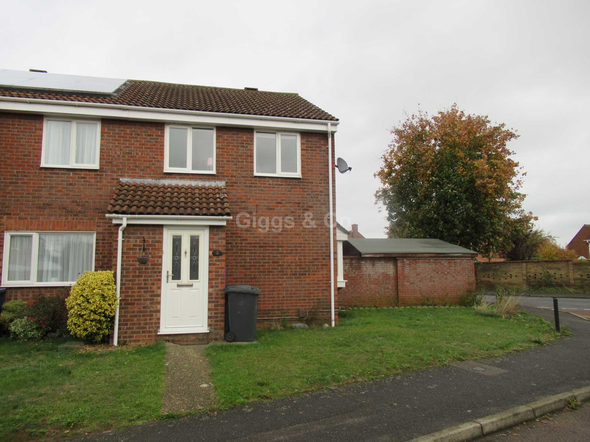 3 bed semi-detached house to rent in Cunningham Way, Eaton Socon, St Neots, PE19
