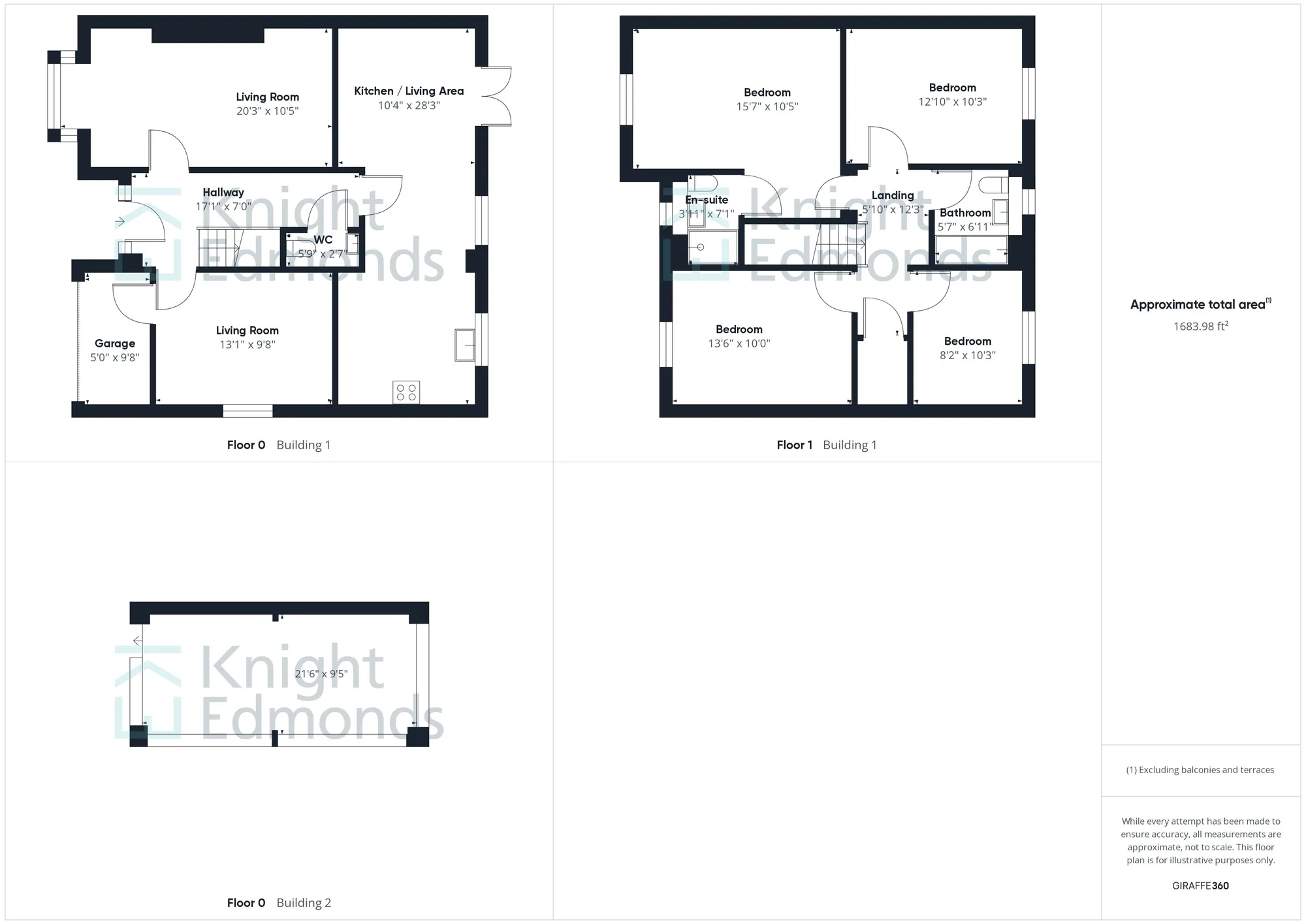 4 bed detached house for sale in Meadow Crescent, Maidstone - Property floorplan