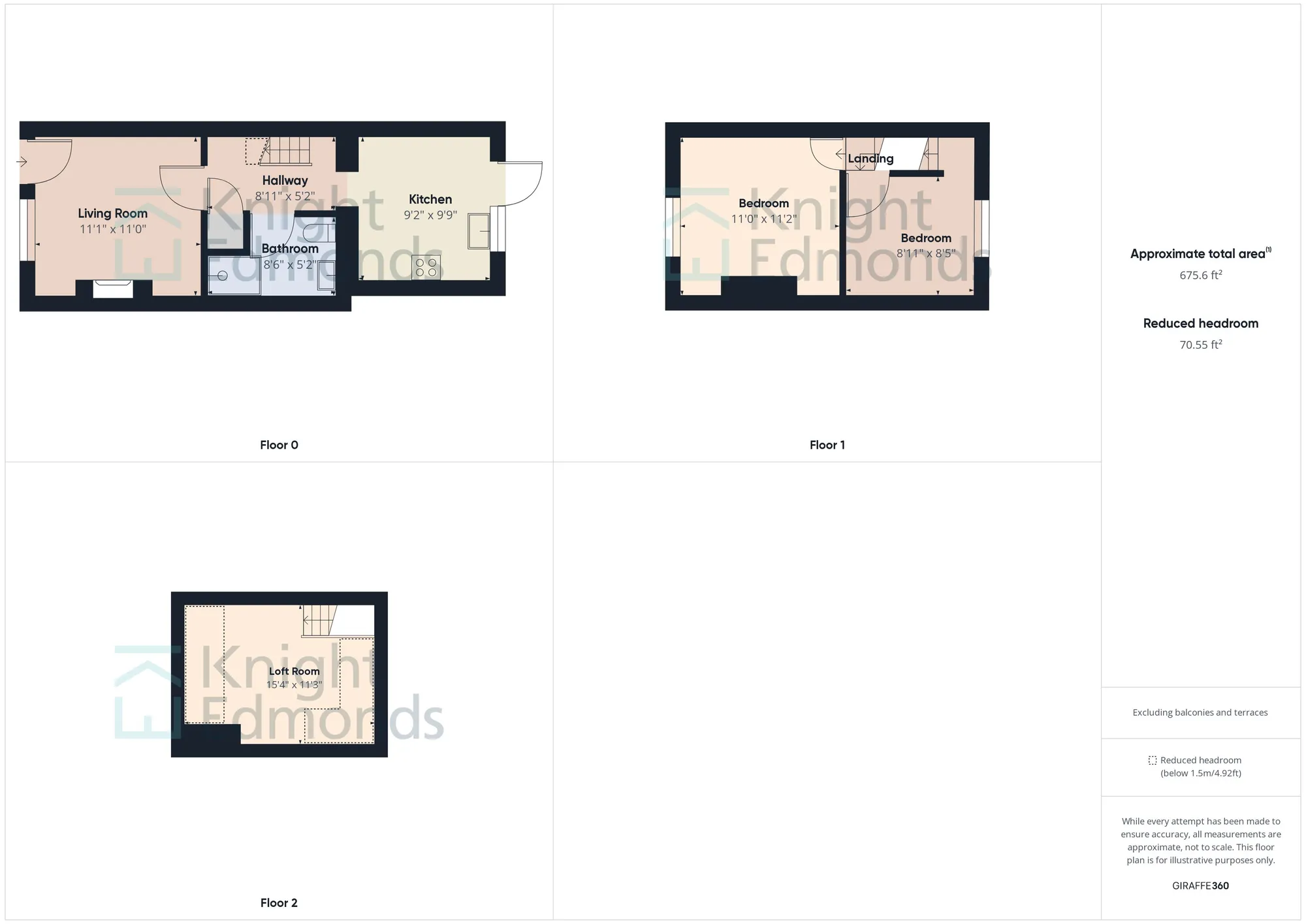 2 bed mid-terraced house for sale in Forge Lane, Maidstone - Property floorplan