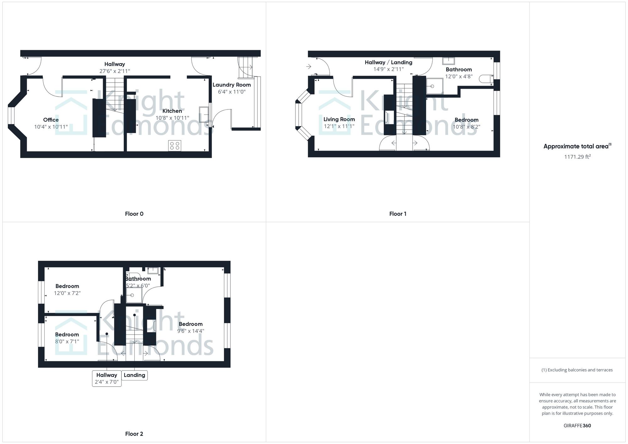 4 bed house for sale in Boxley Road, Maidstone - Property floorplan