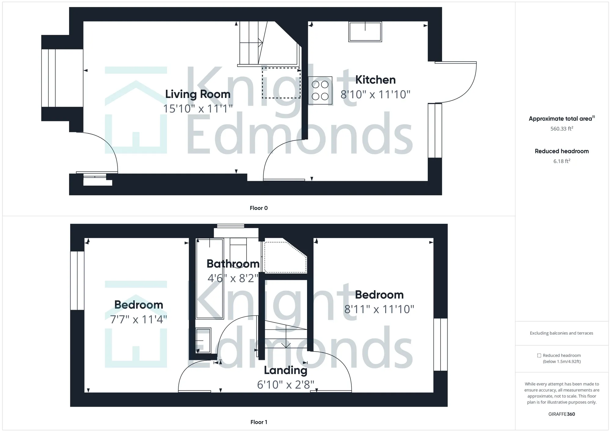 2 bed for sale in Redsells Close, Maidstone - Property floorplan