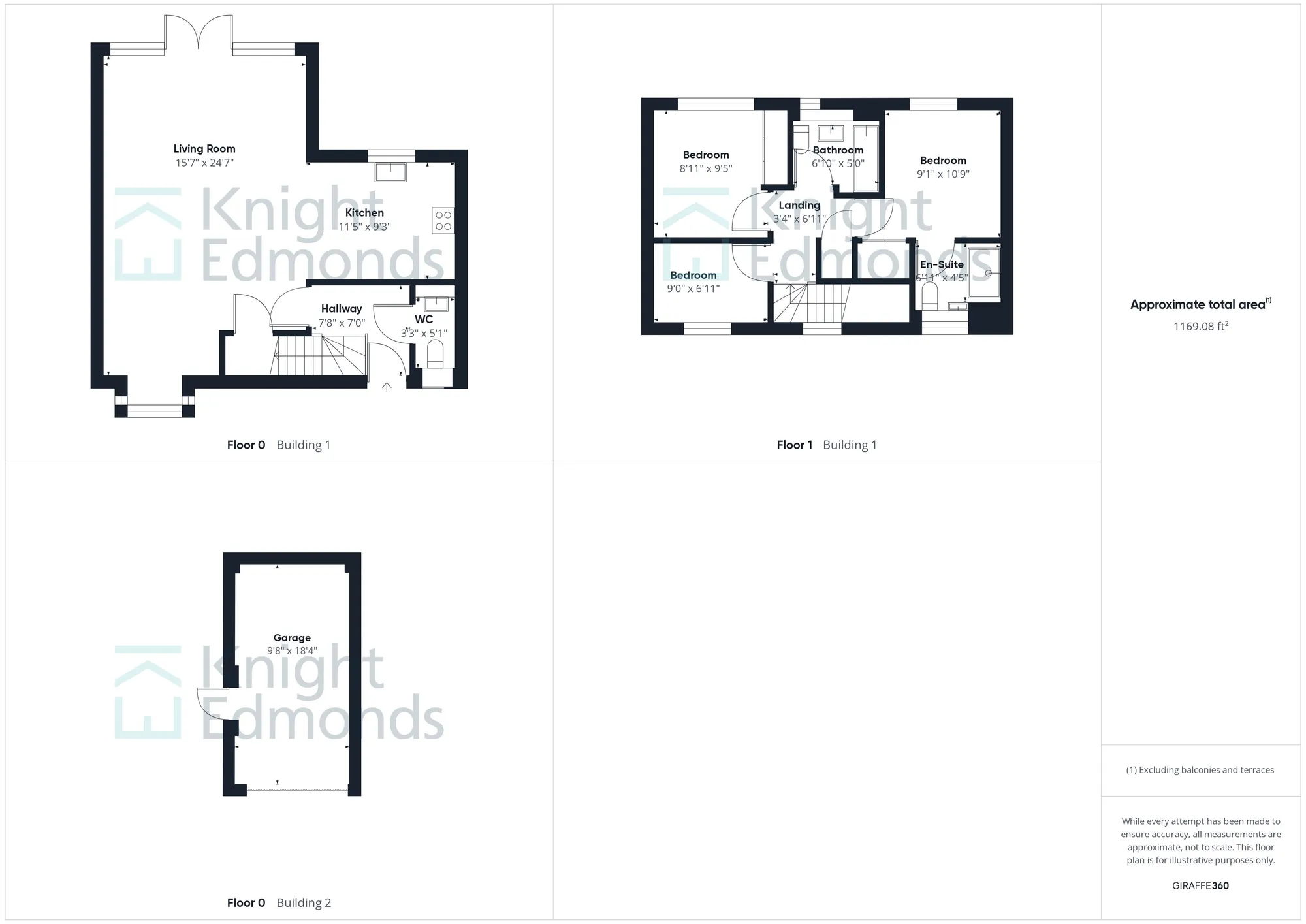 3 bed detached house for sale in Kennards Road, Maidstone - Property floorplan
