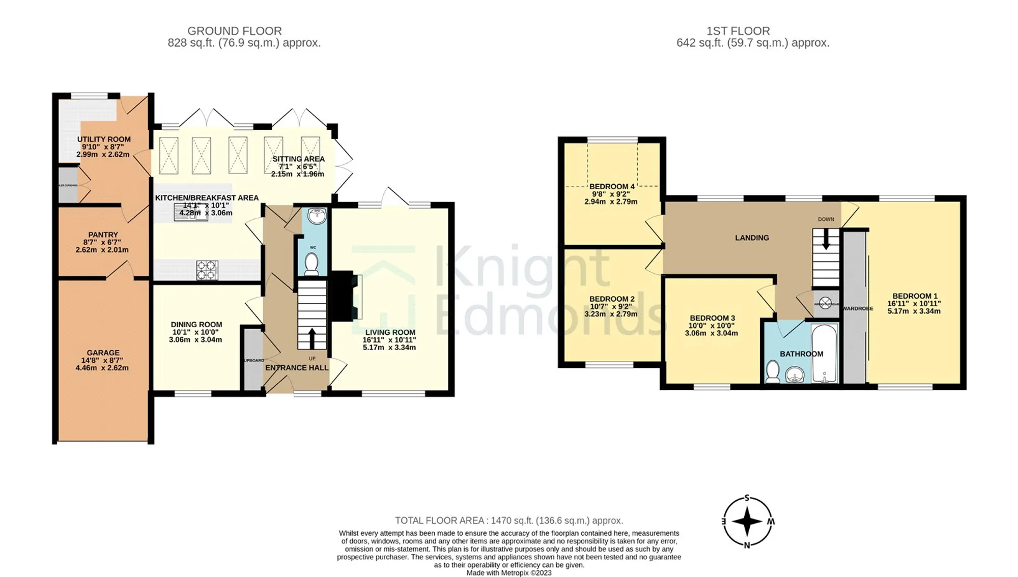 4 bed detached house for sale in Workhouse Lane, Maidstone - Property Floorplan