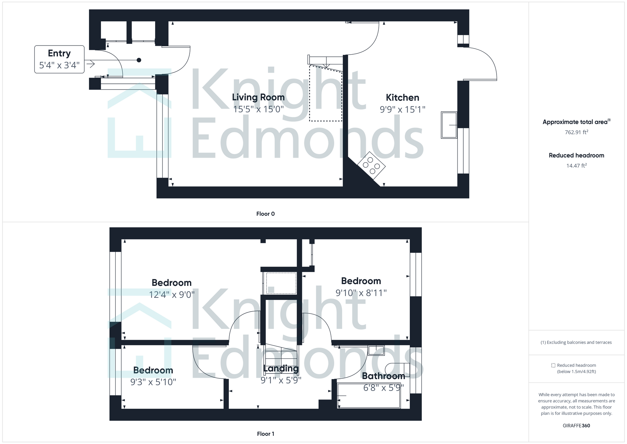 3 bed house for sale in Lenside Drive, Maidstone - Property floorplan