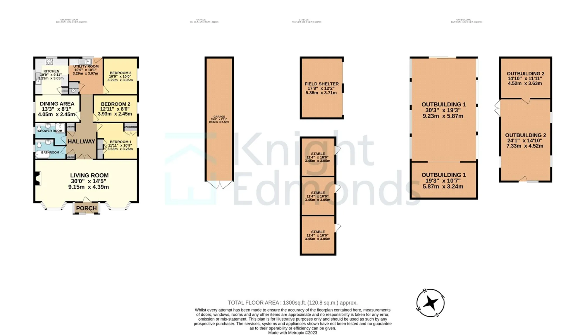 3 bed detached house for sale in Chart Hill Road, Maidstone - Property Floorplan